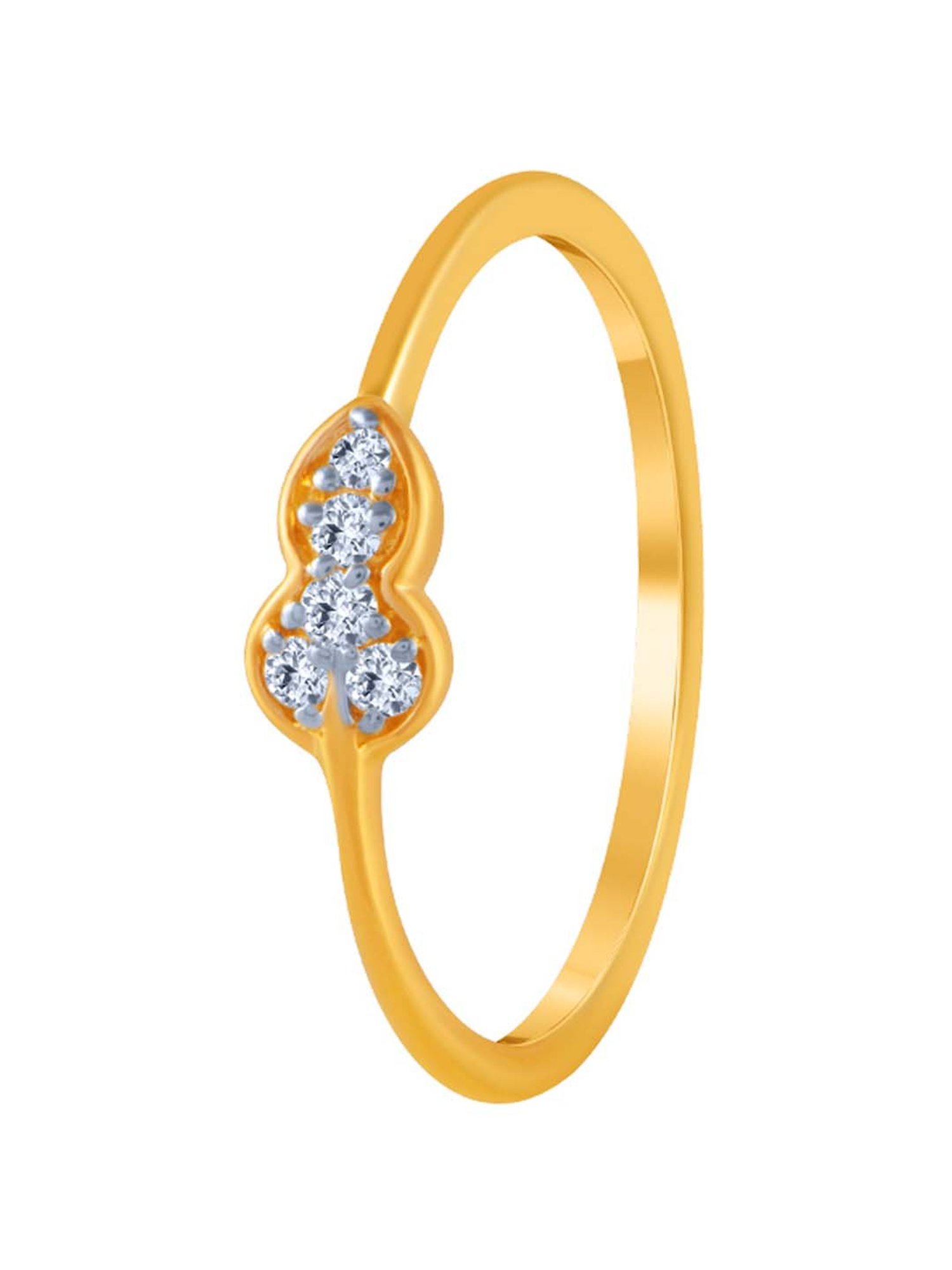 P.C. Chandra Jewellers 22k (916) BIS Hallmark Yellow Gold and American Diamond  Ring for Men (Size 21) - 8.11 Grams : Amazon.in: Fashion