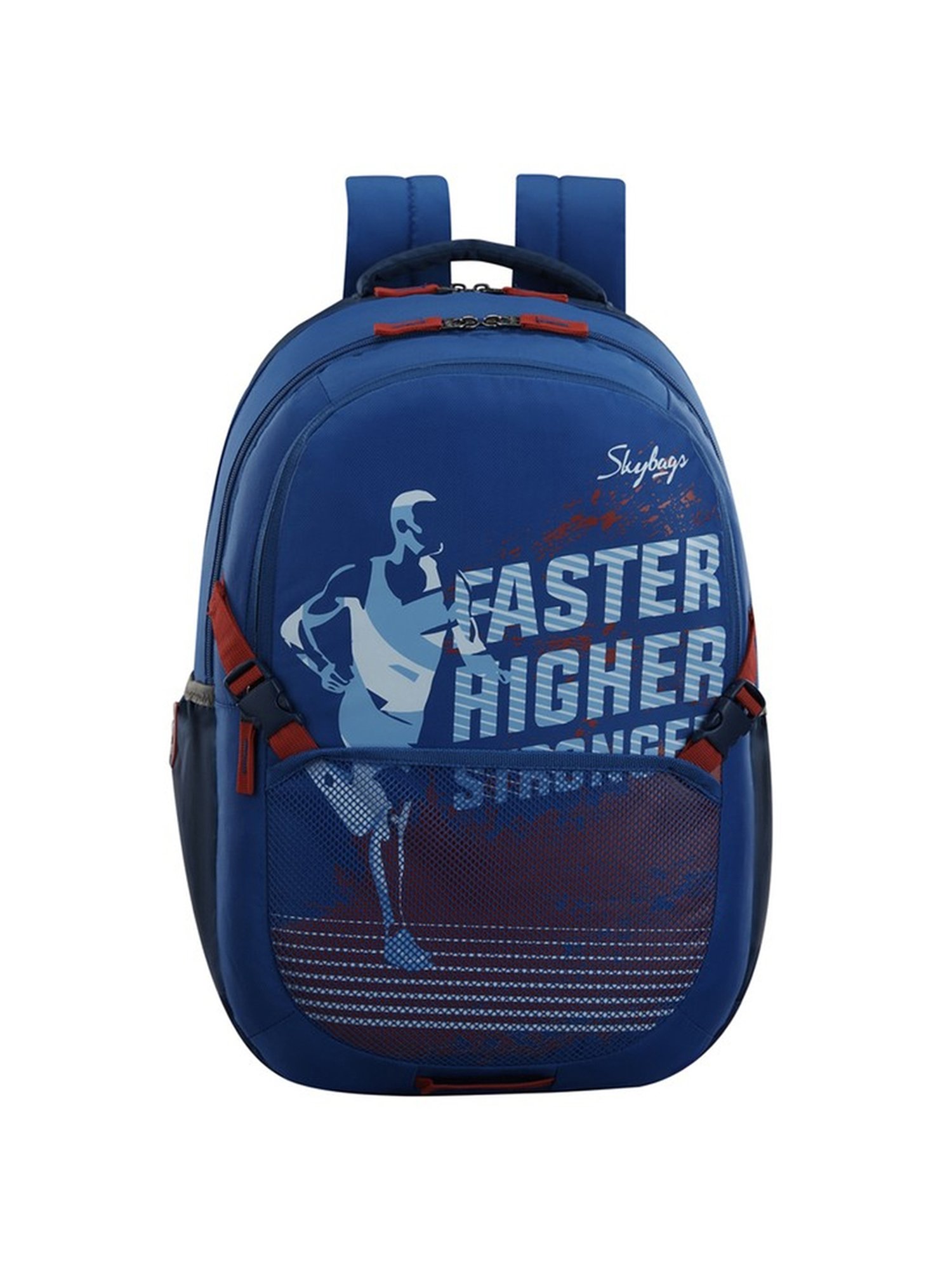 Skybags Astro Plus Athletic Theme 34 Ltrs Royal Blue Medium Backpack ...