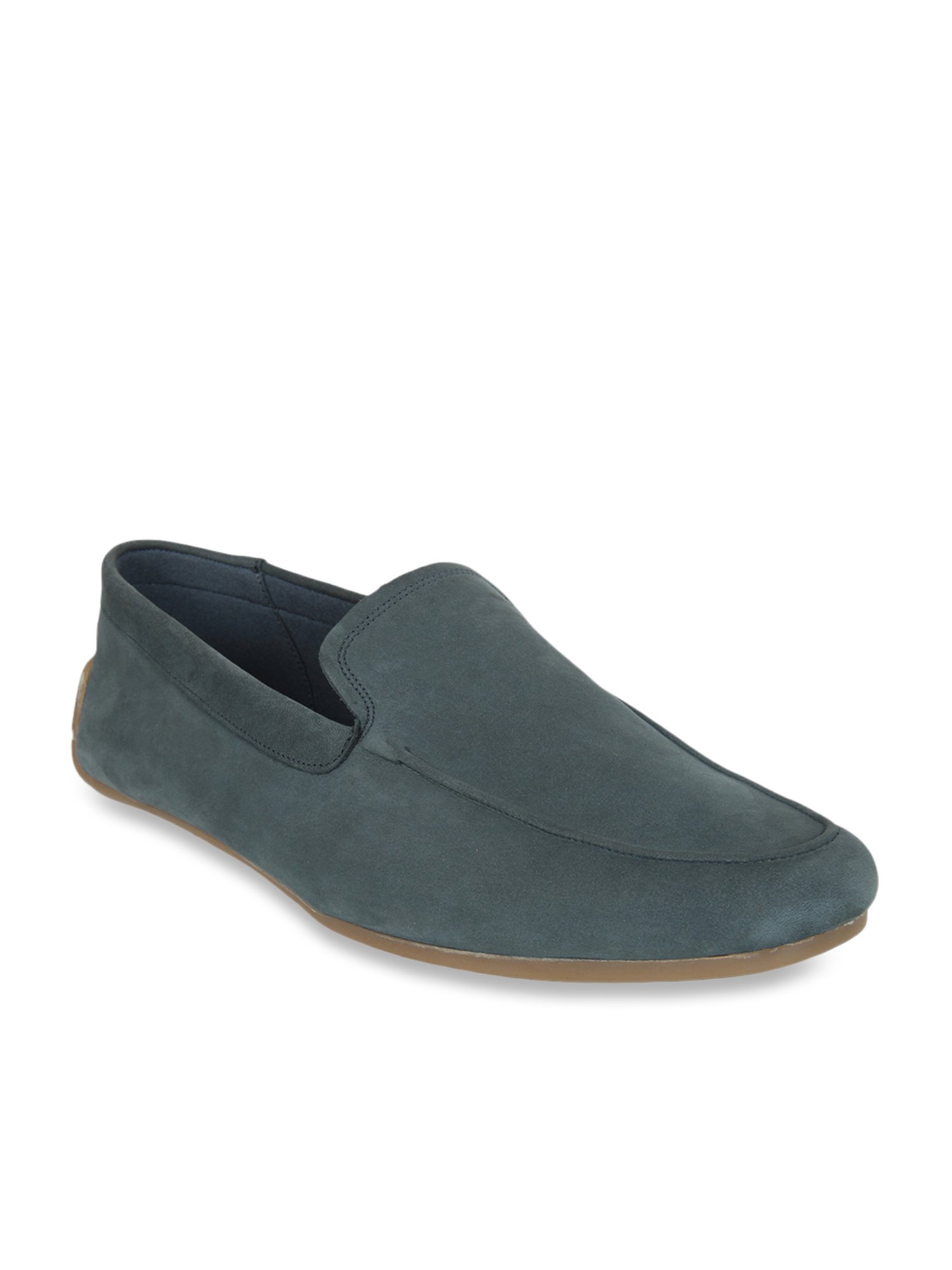 teal blue loafers