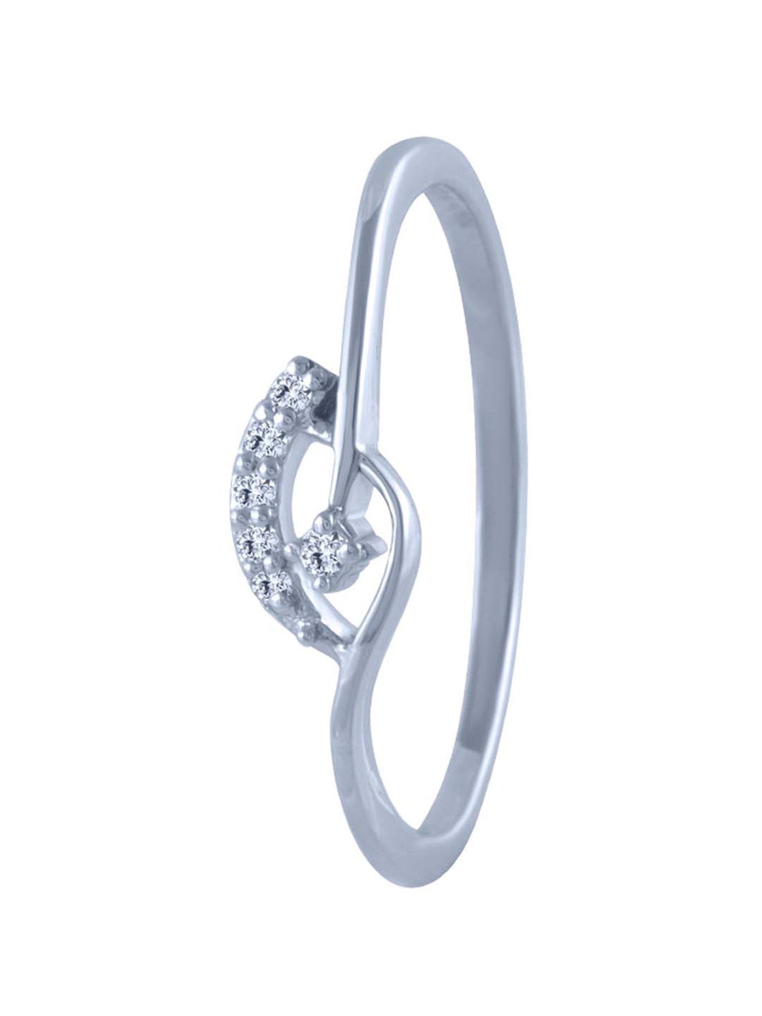 Buy P.C. Chandra Jewellers 18 kt Gold Diamond Ring Online At Best Price Tata CLiQ