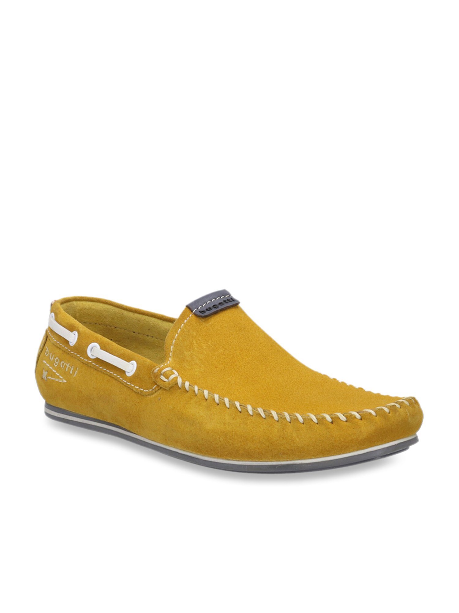 Bugatti Mustard Yellow Boat Shoes from 