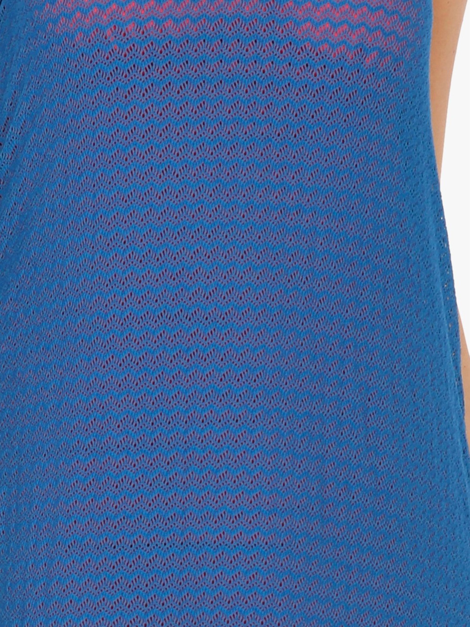 Wunderlove by Westside Plain Blue Swimwear Cover Up Shirt