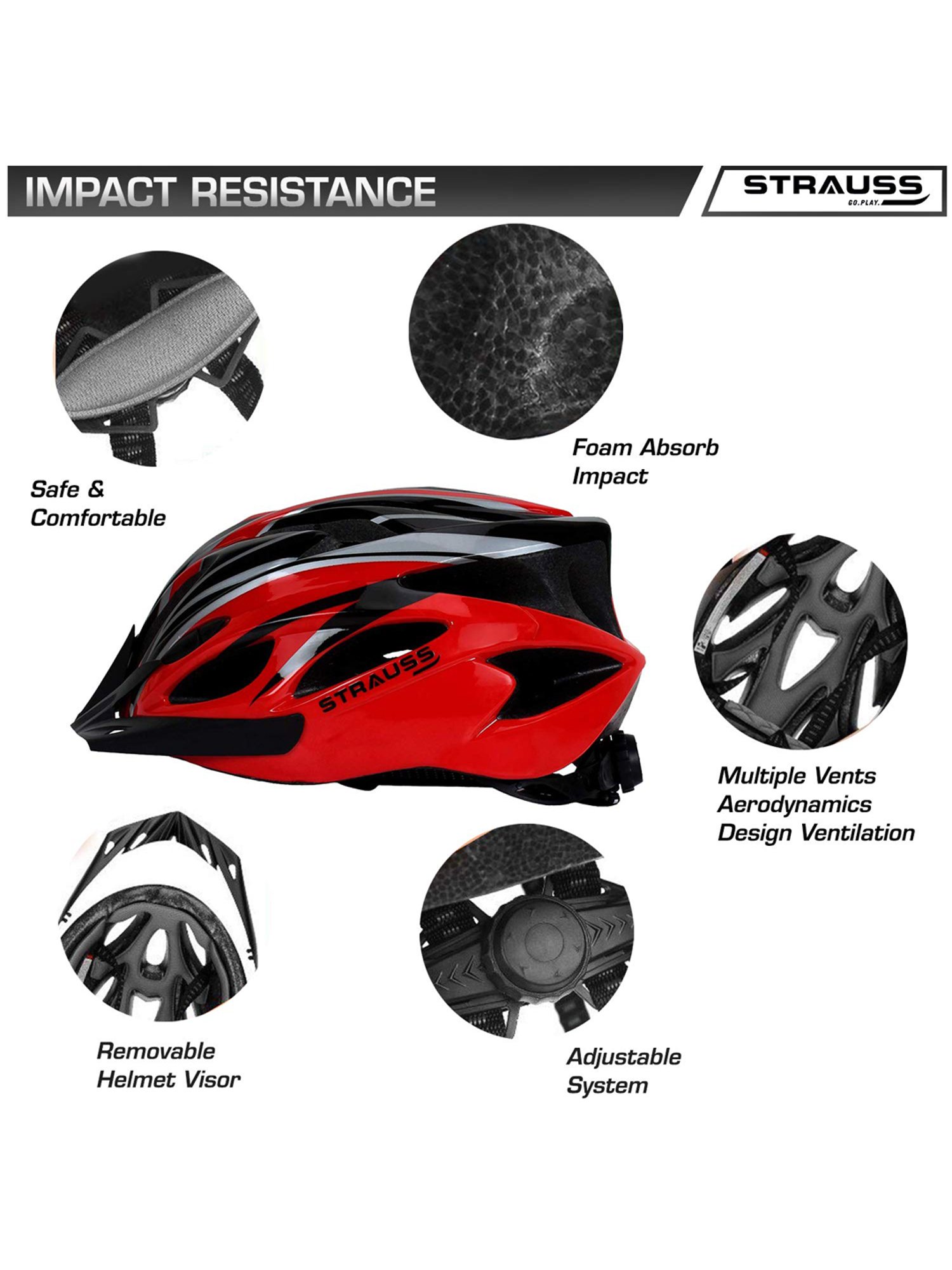 strauss cycling helmet