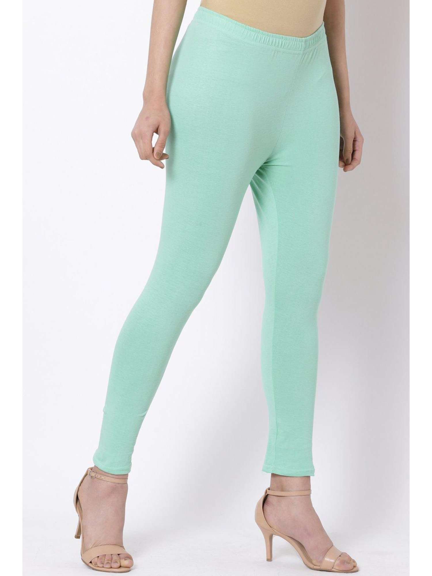 mint green leggings