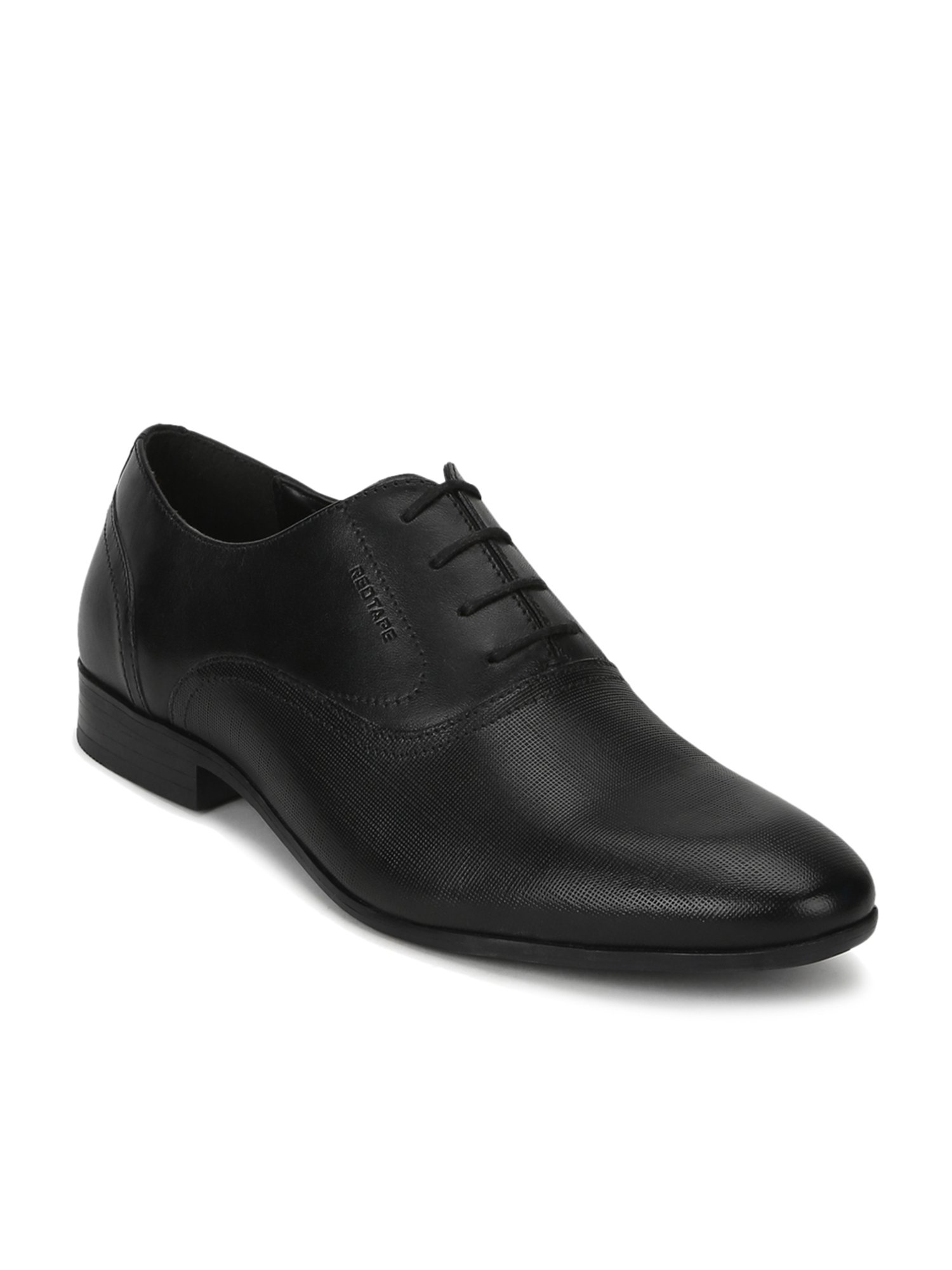 Red Tape Men's Black Oxford Shoes-Red Tape-Footwear-TATA CLIQ