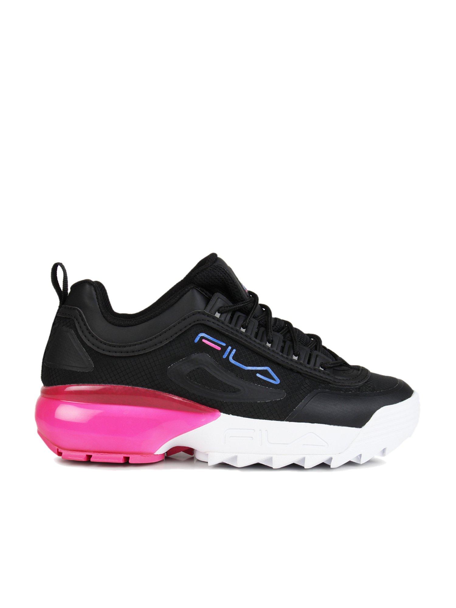 fila pink and black