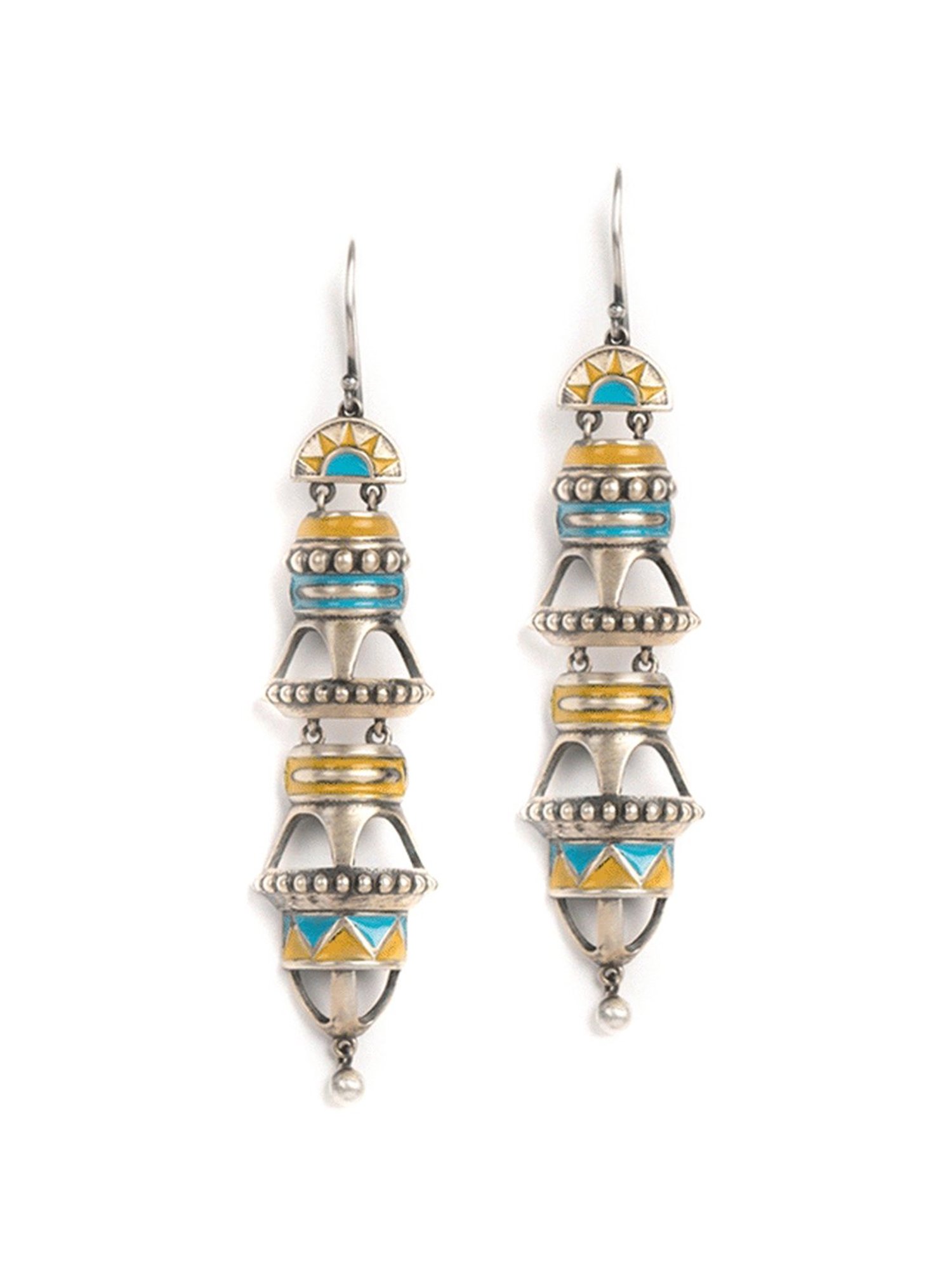 Buy Shaya by CaratLane All Hours Earrings in 925 Silver Online