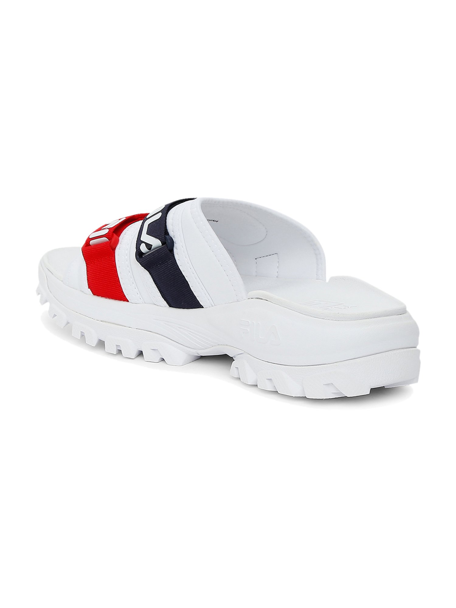 Fila on sale white sandals