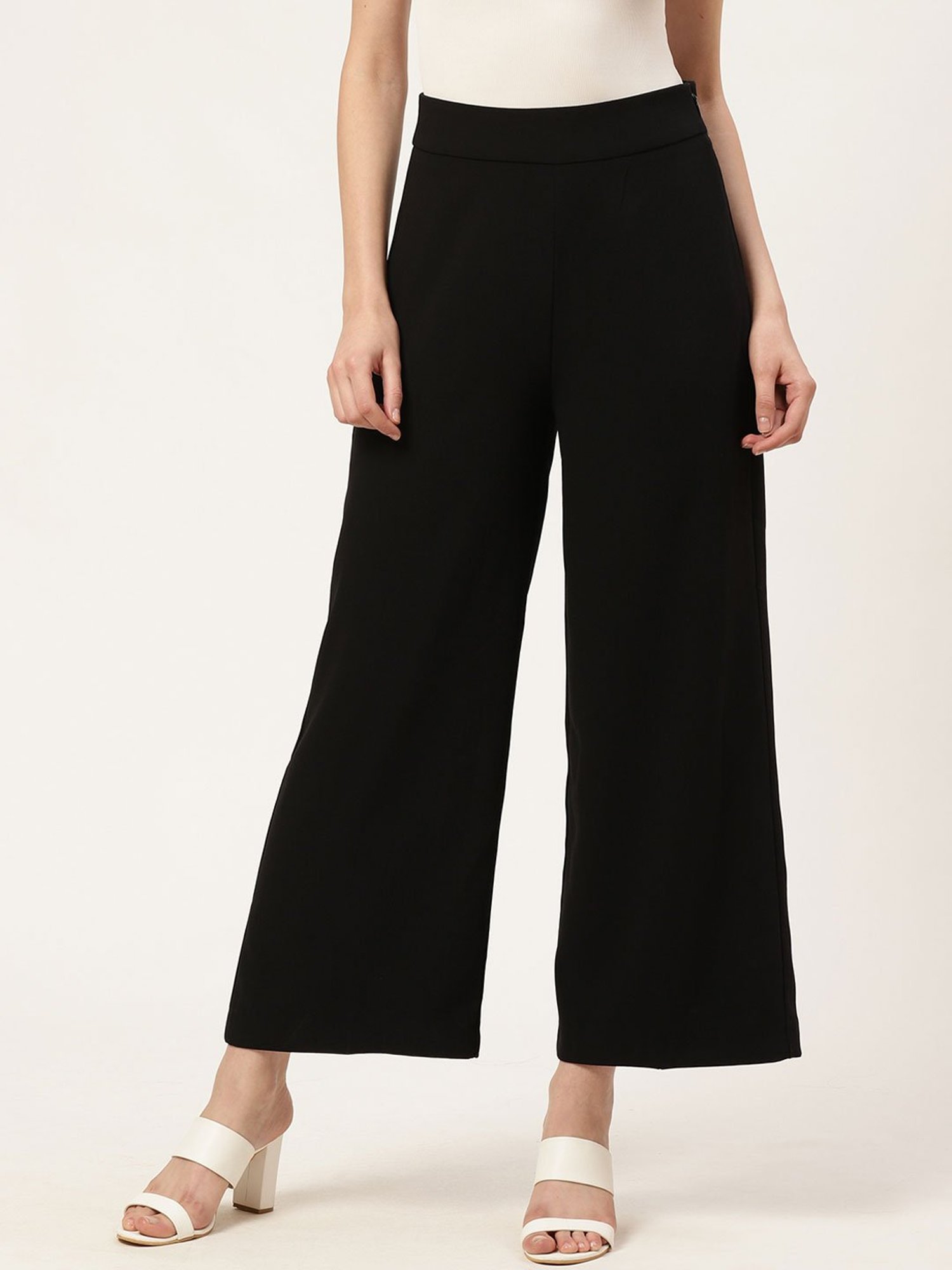 Buy Tokyo Talkies Beige Regular Fit Self Design Parallel Trousers for Women  Online at Rs739  Ketch