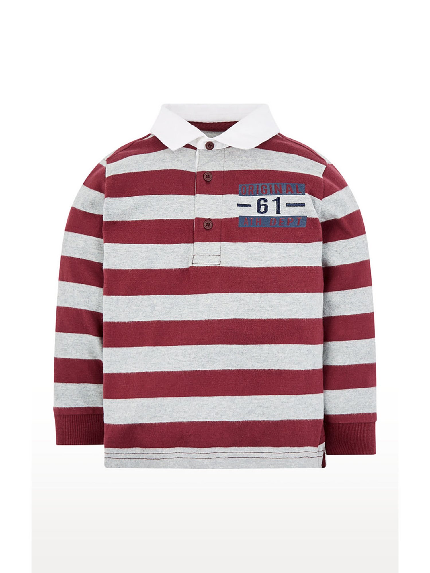 kids burgundy polo shirt