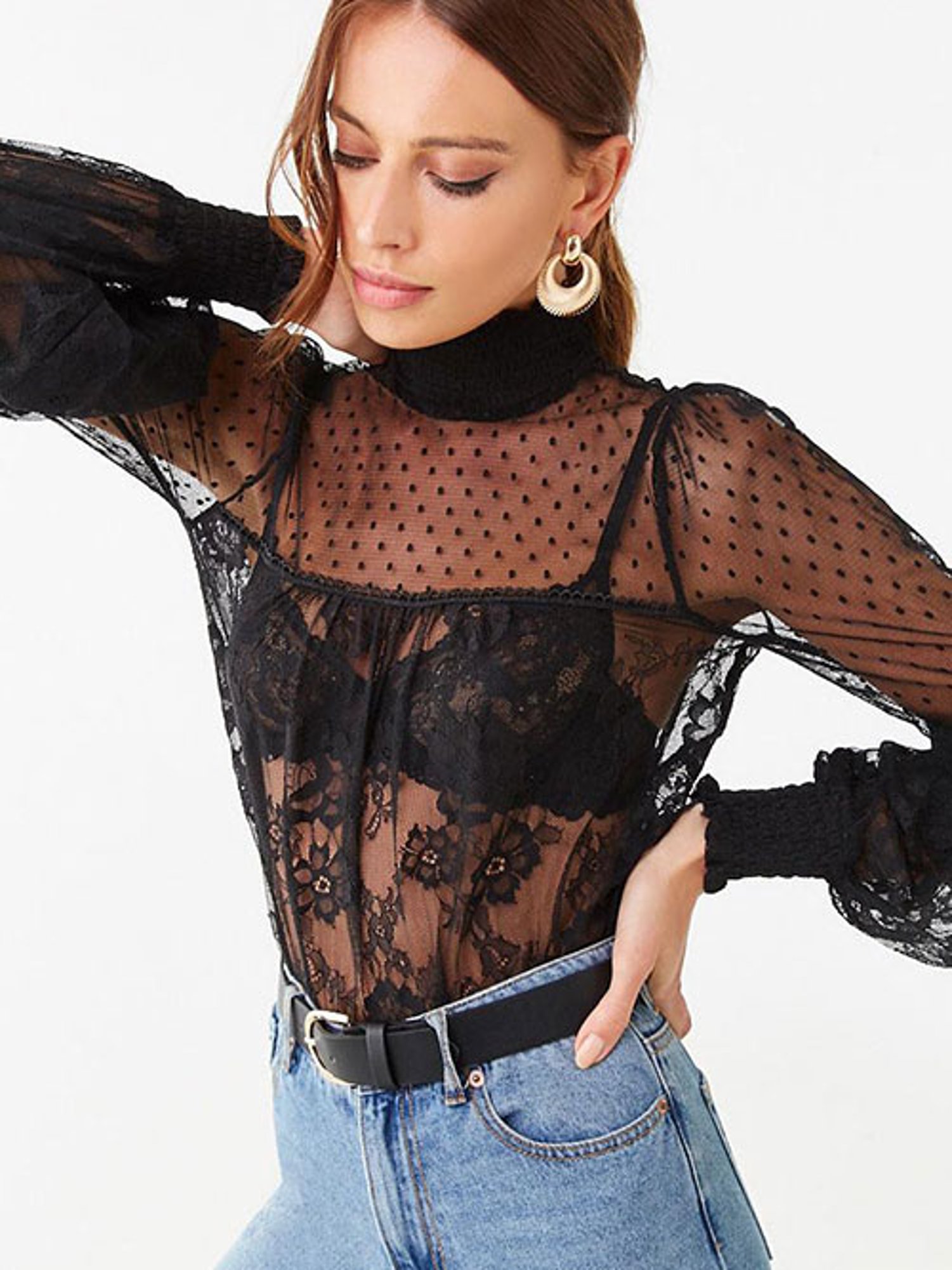 Buy Forever 21 Olive Lace Crop Top for Women Online @ Tata CLiQ