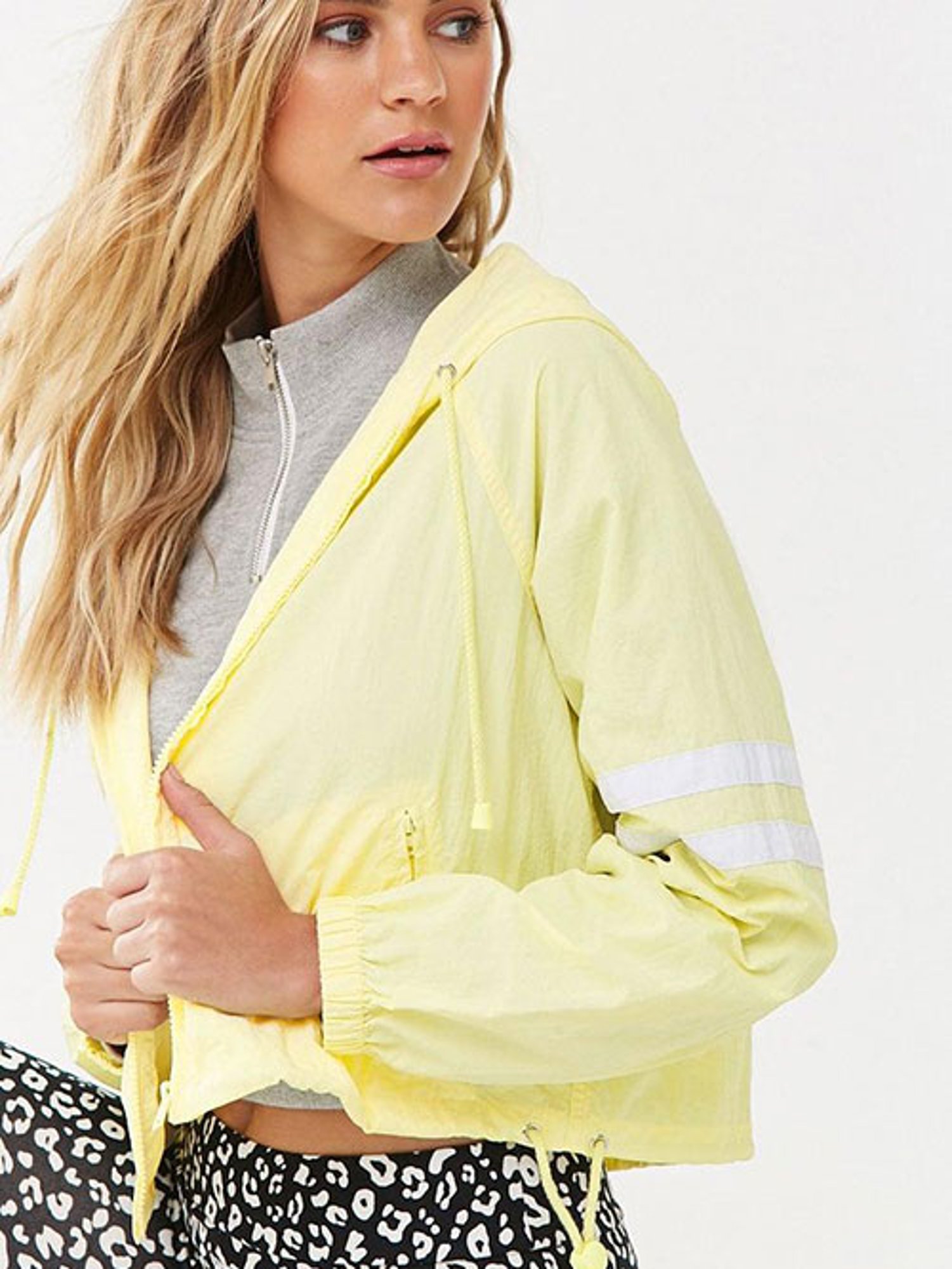 Yellow windbreaker forever on sale 21