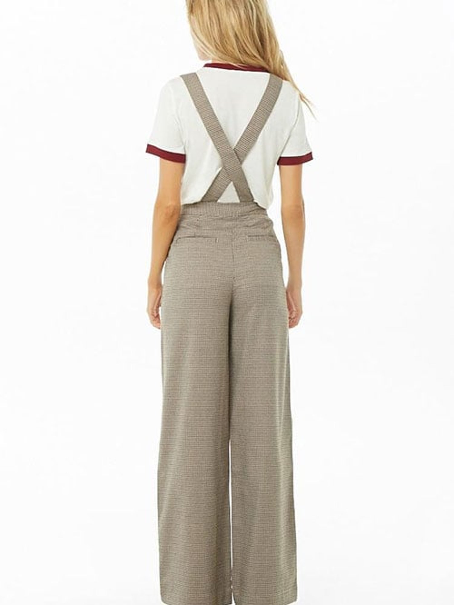 Unique Vintage Plus Size Black White Pin Stripe Thelma Suspender Pants   lupongovph