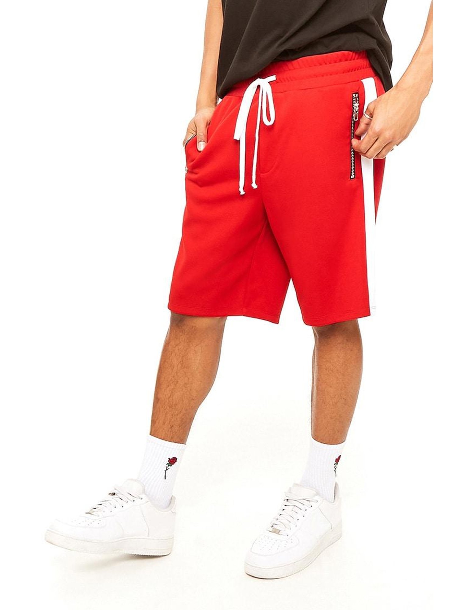 Buy Forever 21 Red Regular Fit Shorts 