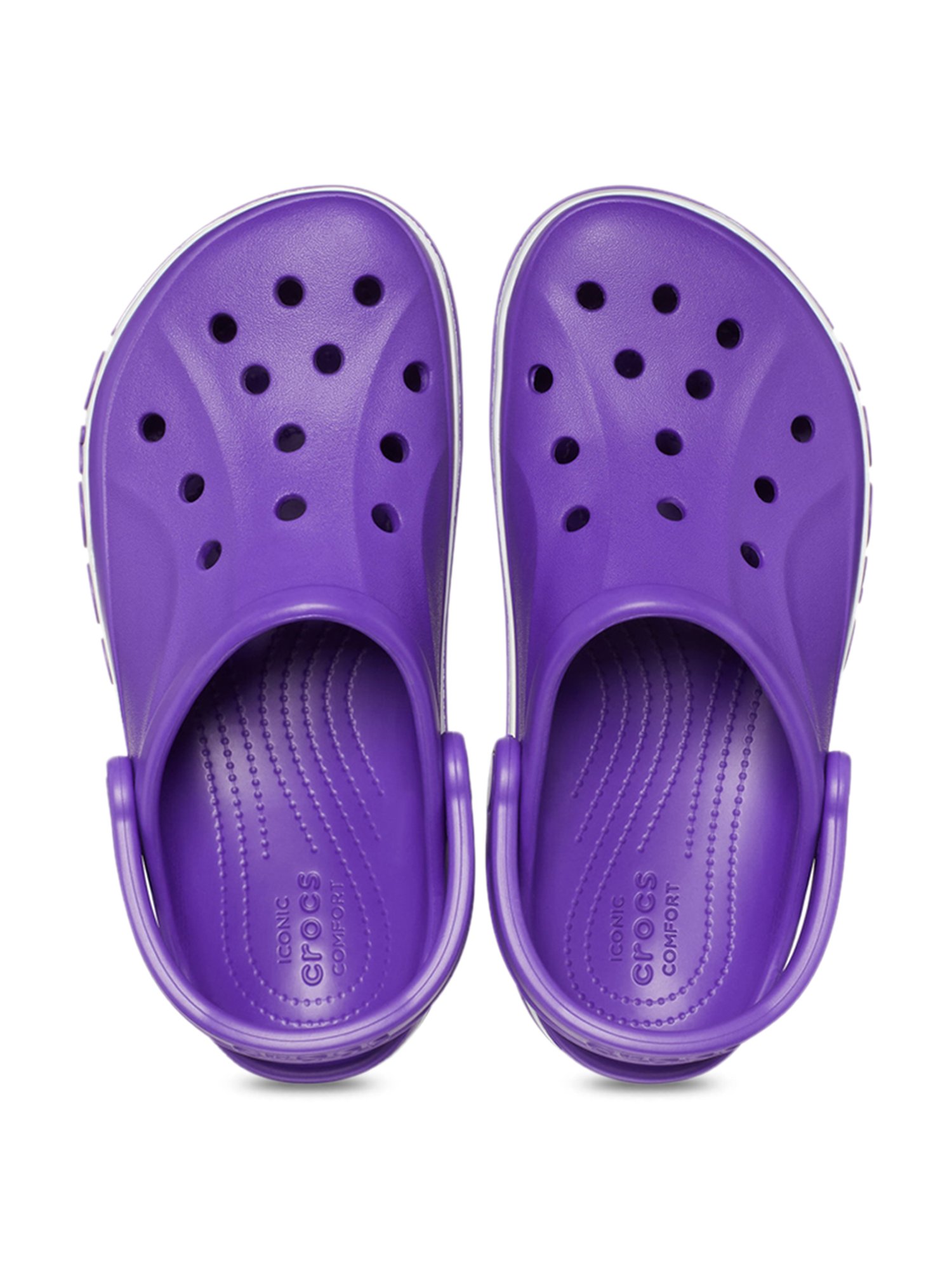 Buy Crocs Bayaband Neon Purple Back Strap Clogs for Men at Best