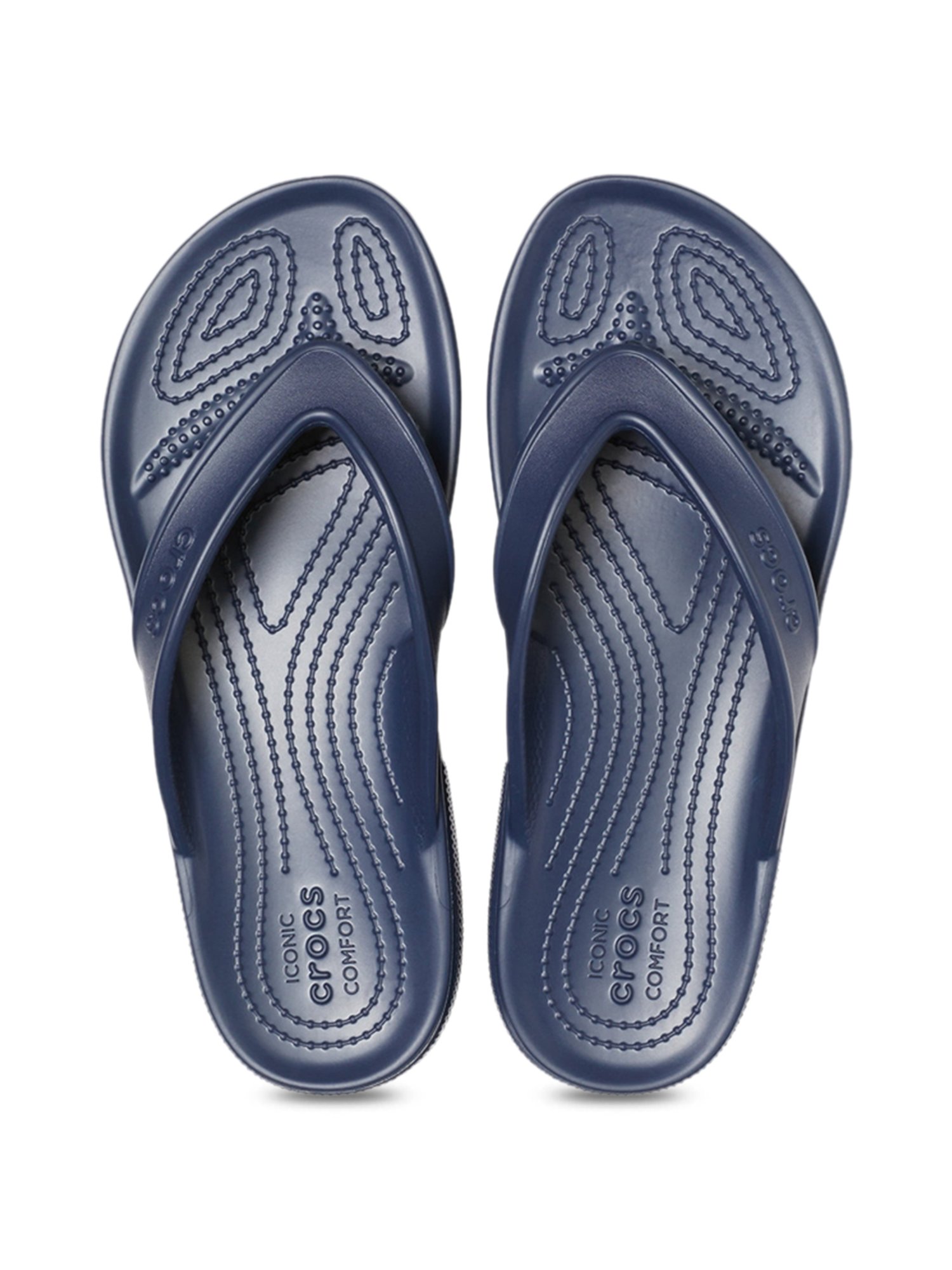 Buy Crocs Classic Navy Flip Flops for Men at Best Price @ Tata CLiQ