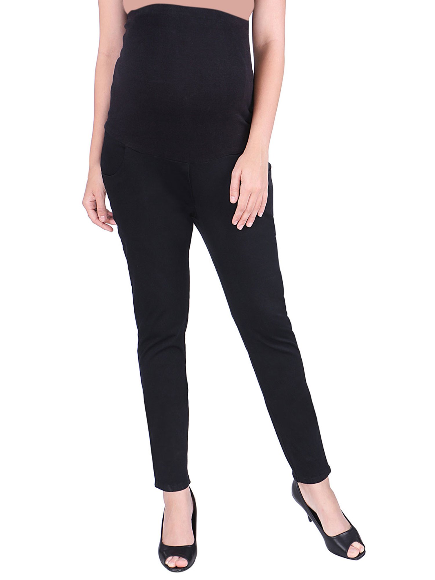 Buy Hypernation Black Regular Fit Maternity Pants for Women Online  Tata  CLiQ