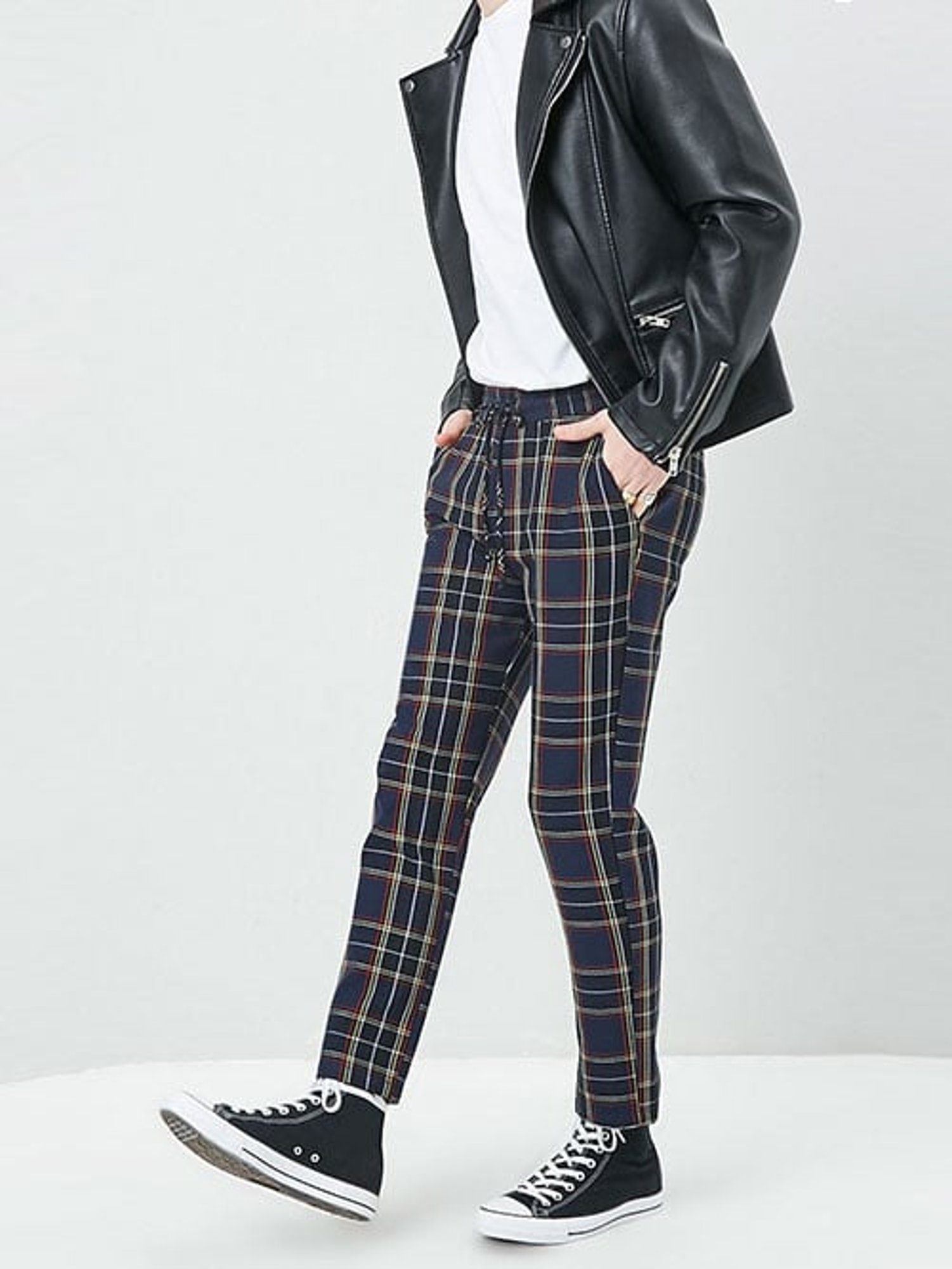 Men's forever 21 deals plaid pants