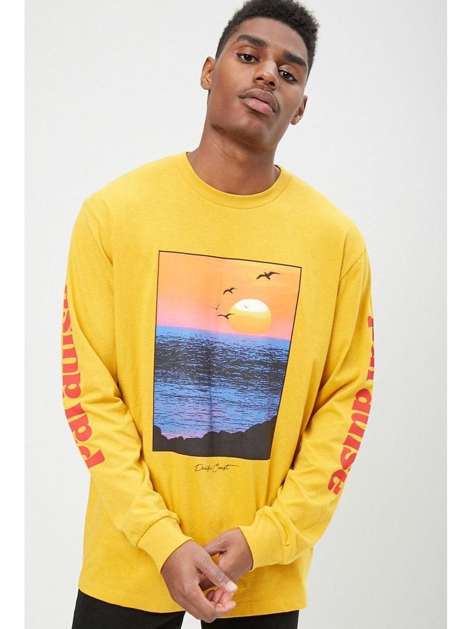 yellow sweatshirt forever 21