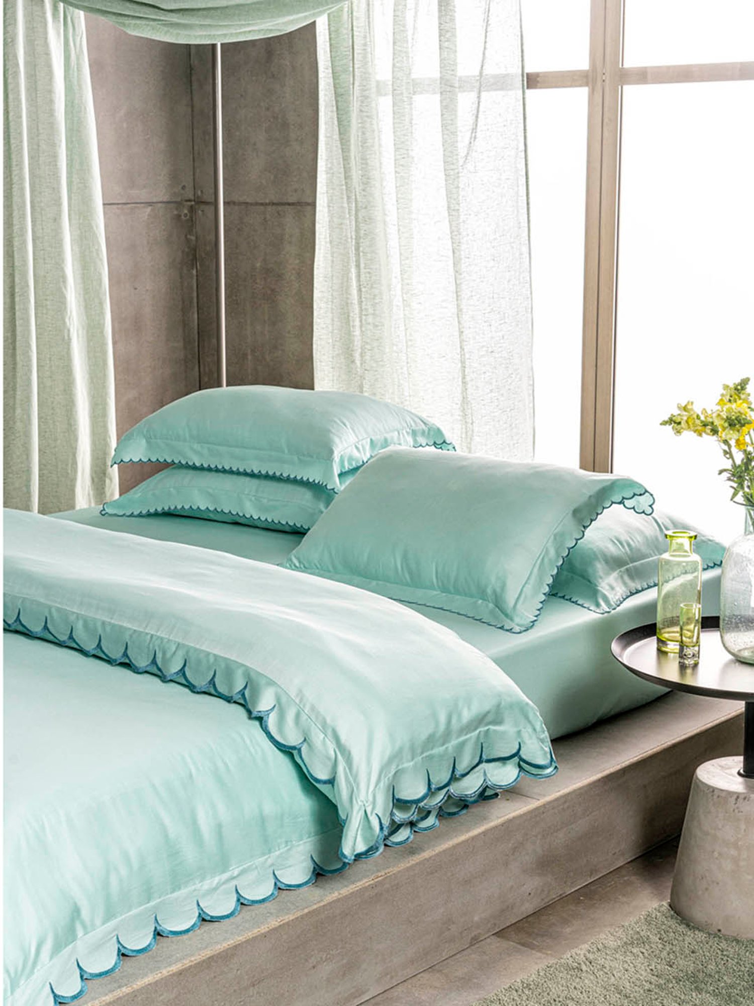 Cot/bed linen Dreams mint