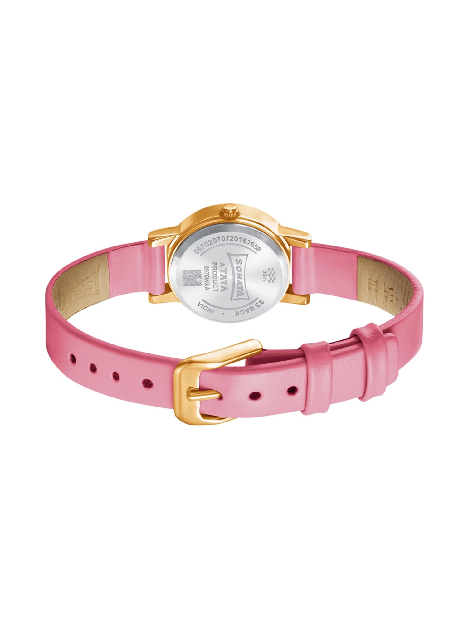 Sonata pink online watch