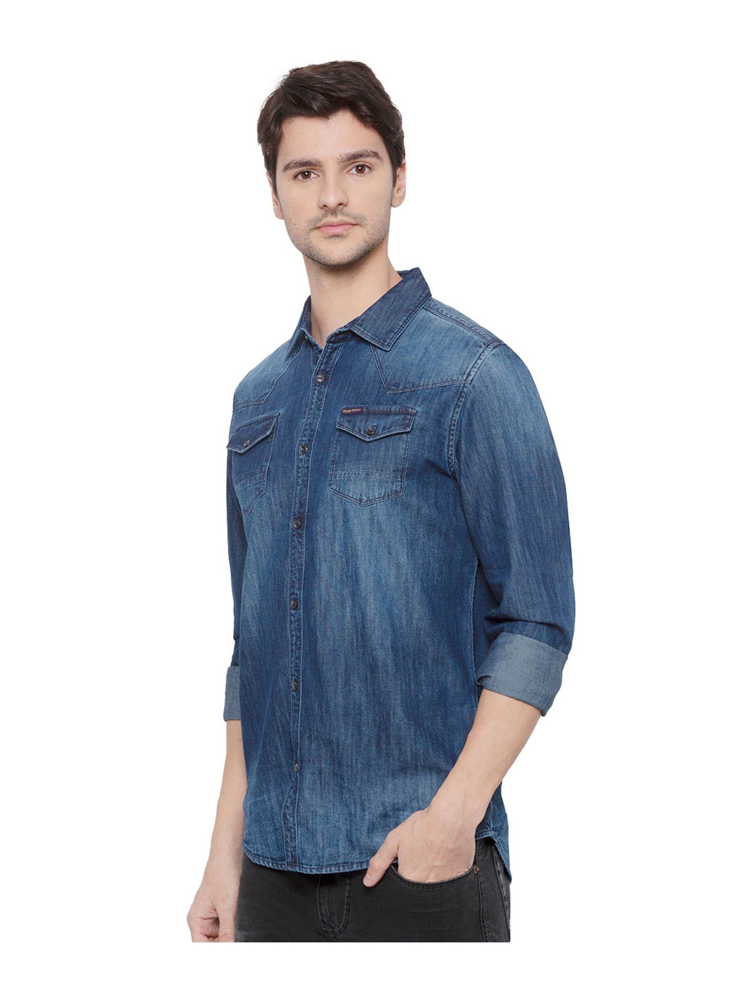 Being human denim outlet shirt