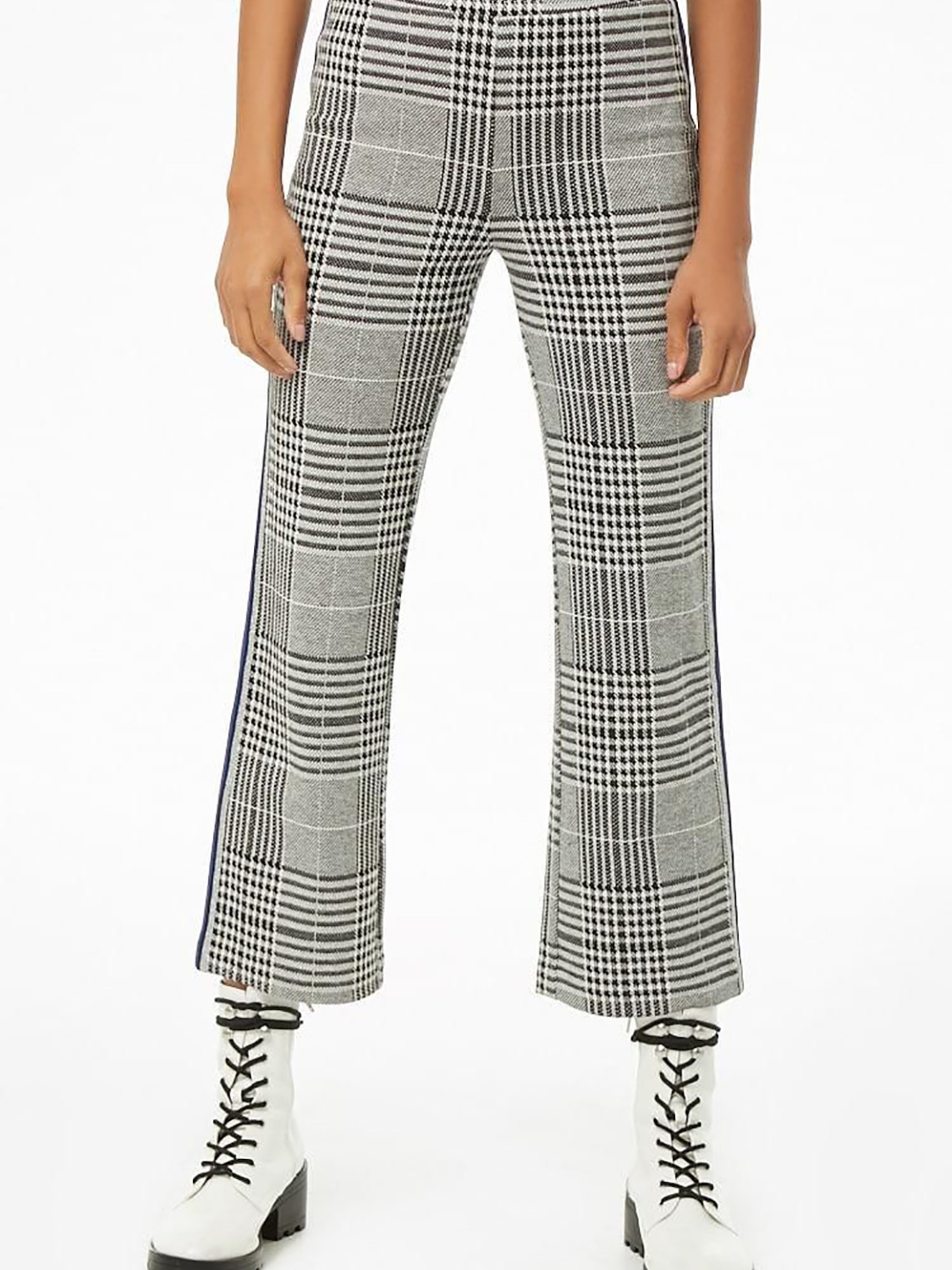 Lurking Class by Sketchy Tank Plaid Out Black White  Red Chino Pants