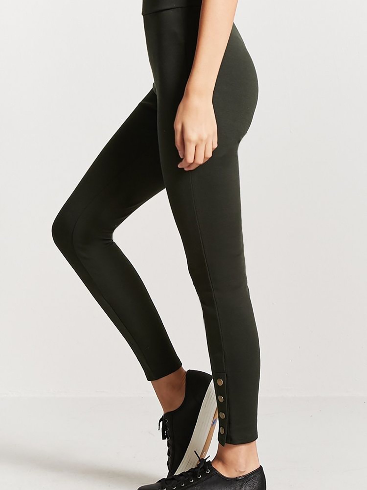 Buy Forever 21 Black Skinny Fit Leggings for Women Online @ Tata CLiQ