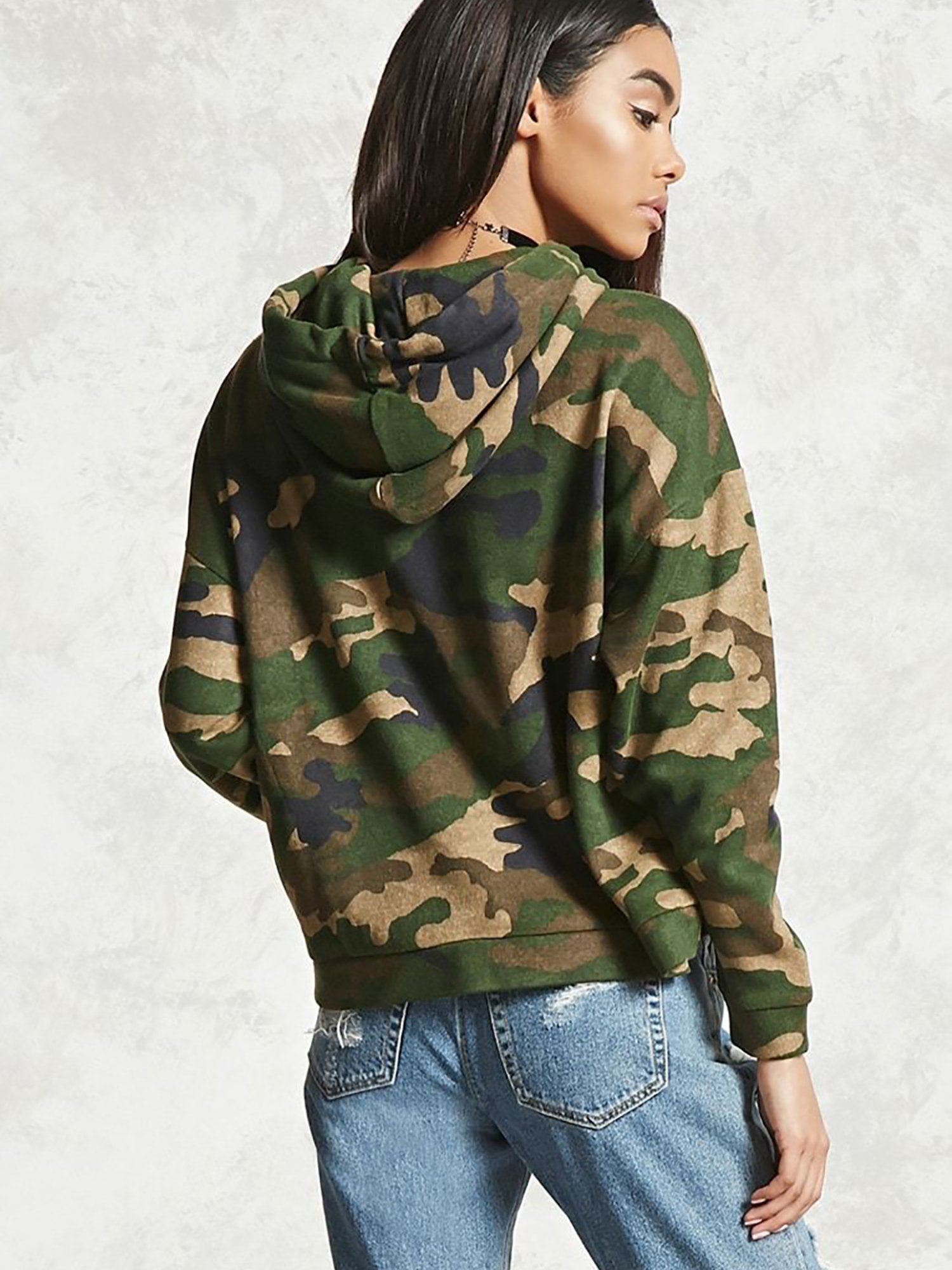 forever 21 camo hoodie