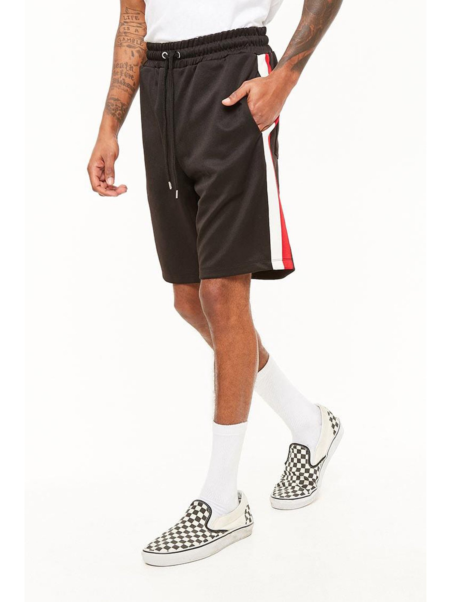 Buy Forever 21 Black Regular Fit Shorts 
