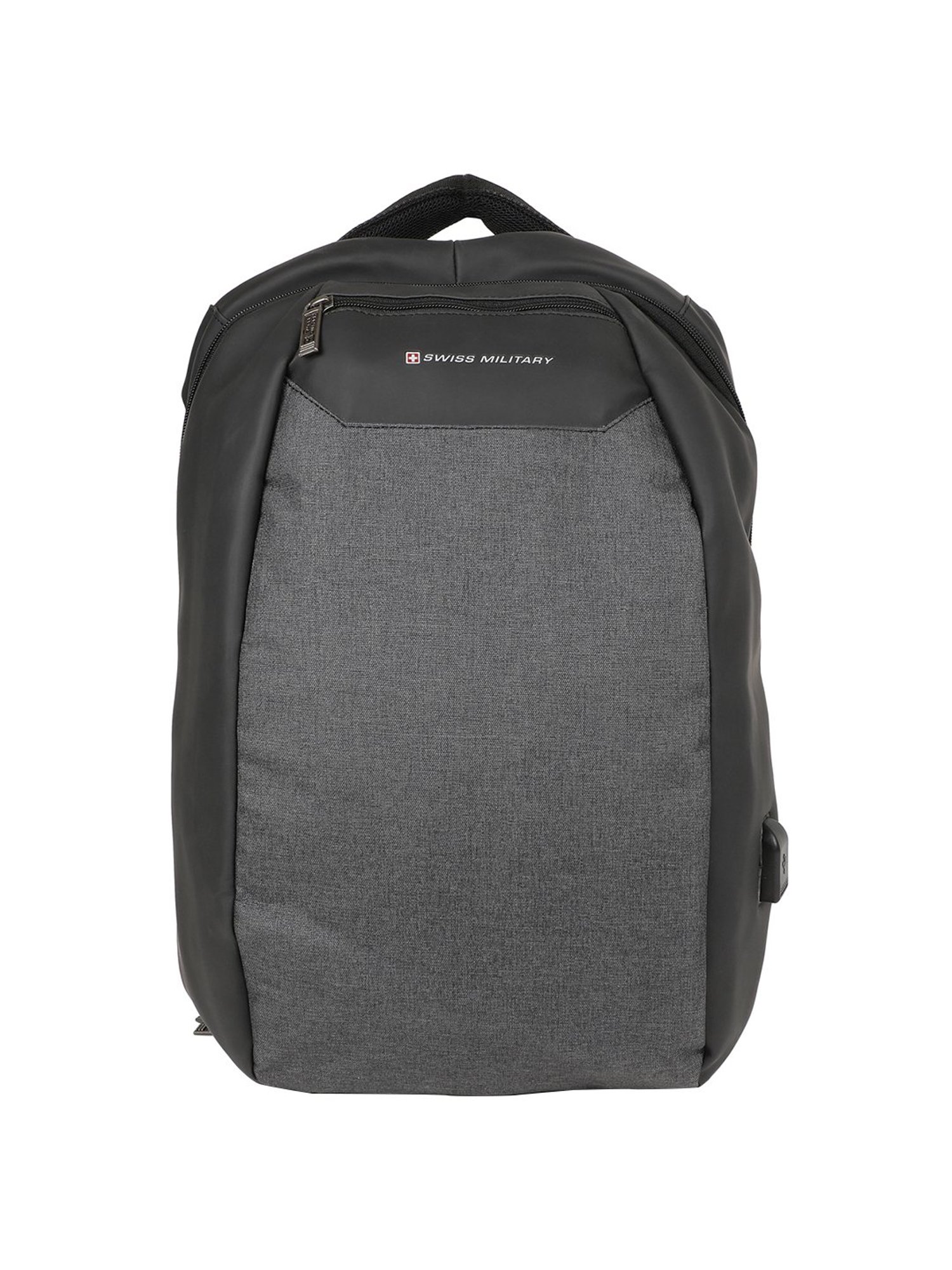 Swiss military shop black casual backpack