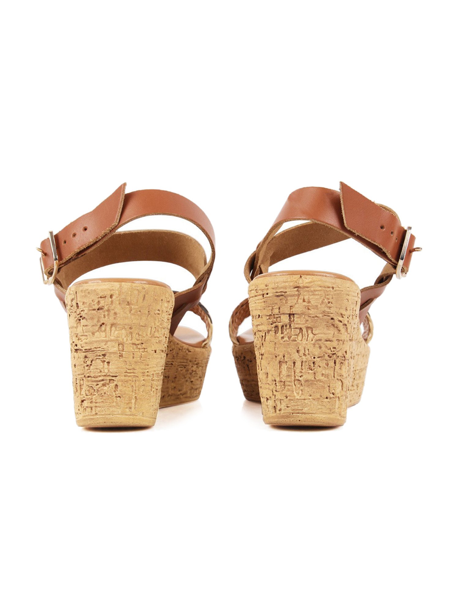 klever tan sandals