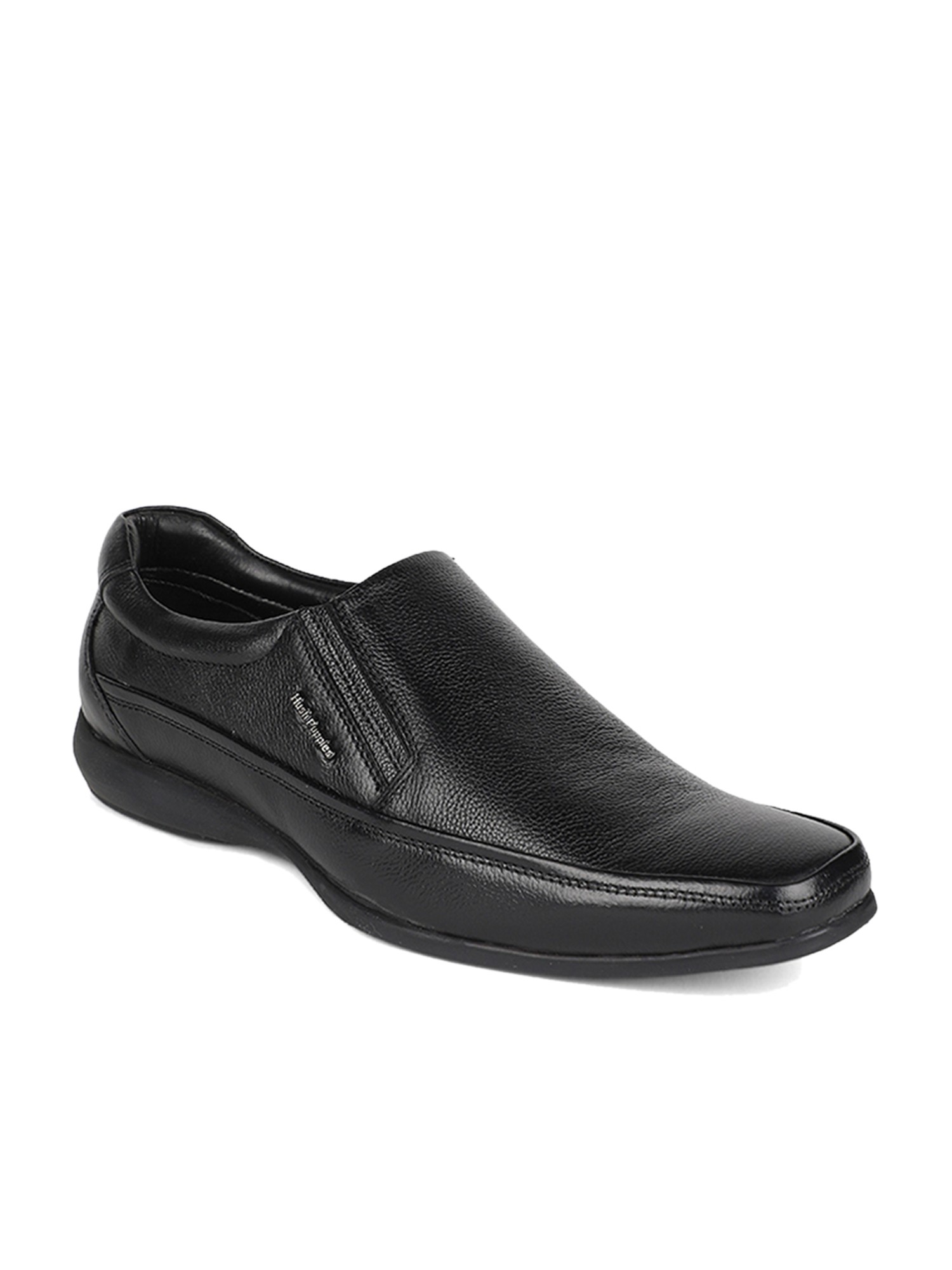 Buy Hush Puppies Men Black Leather Slip Ons - Casual Shoes for Men 5801827  | Myntra