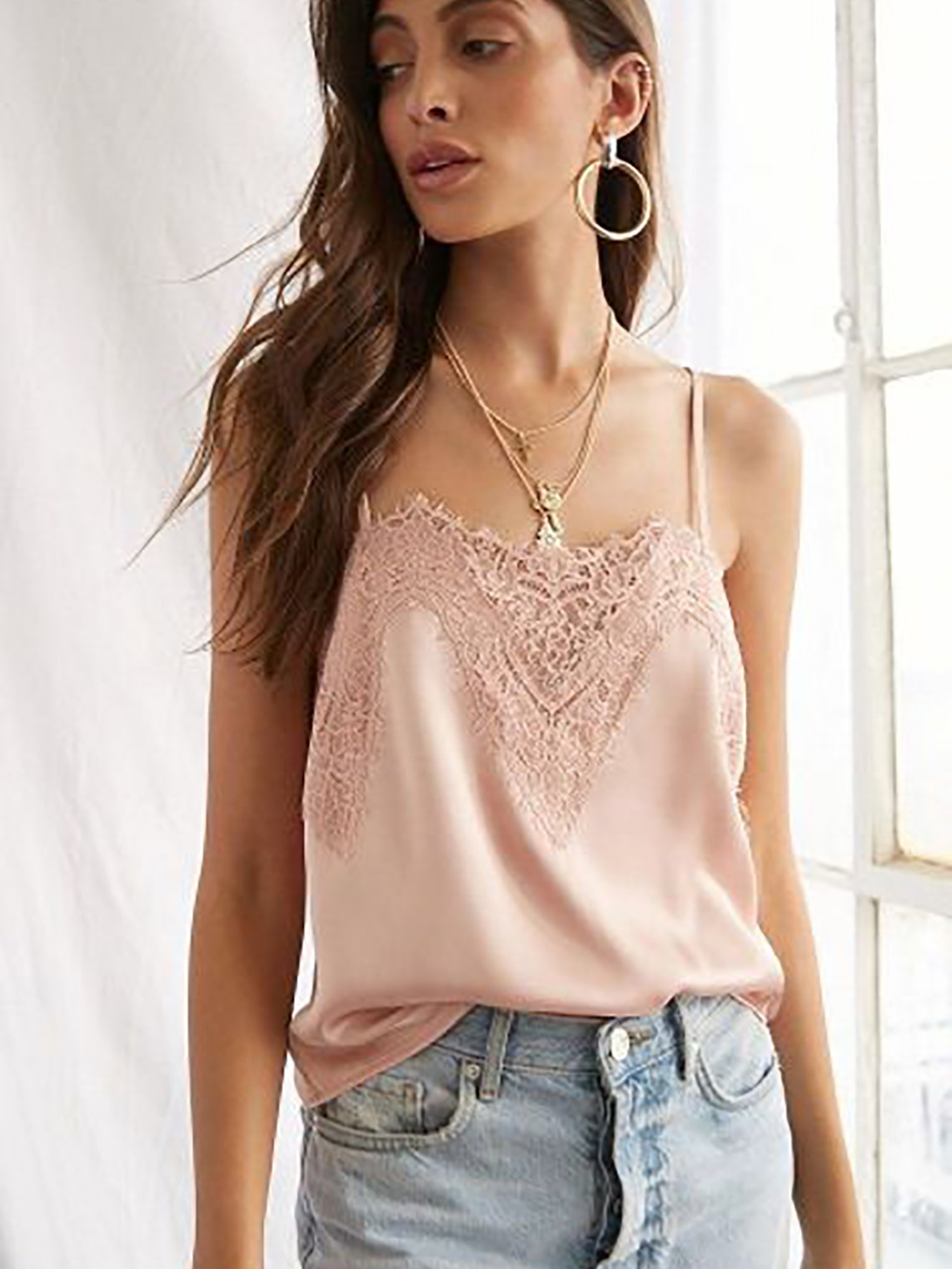 forever 21 lace tank top