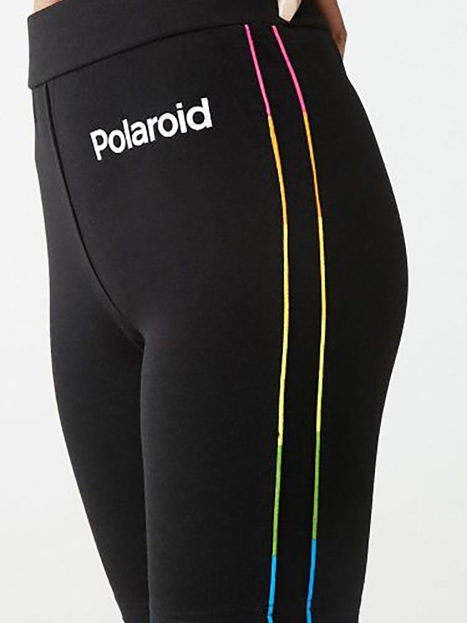 polaroid biker shorts