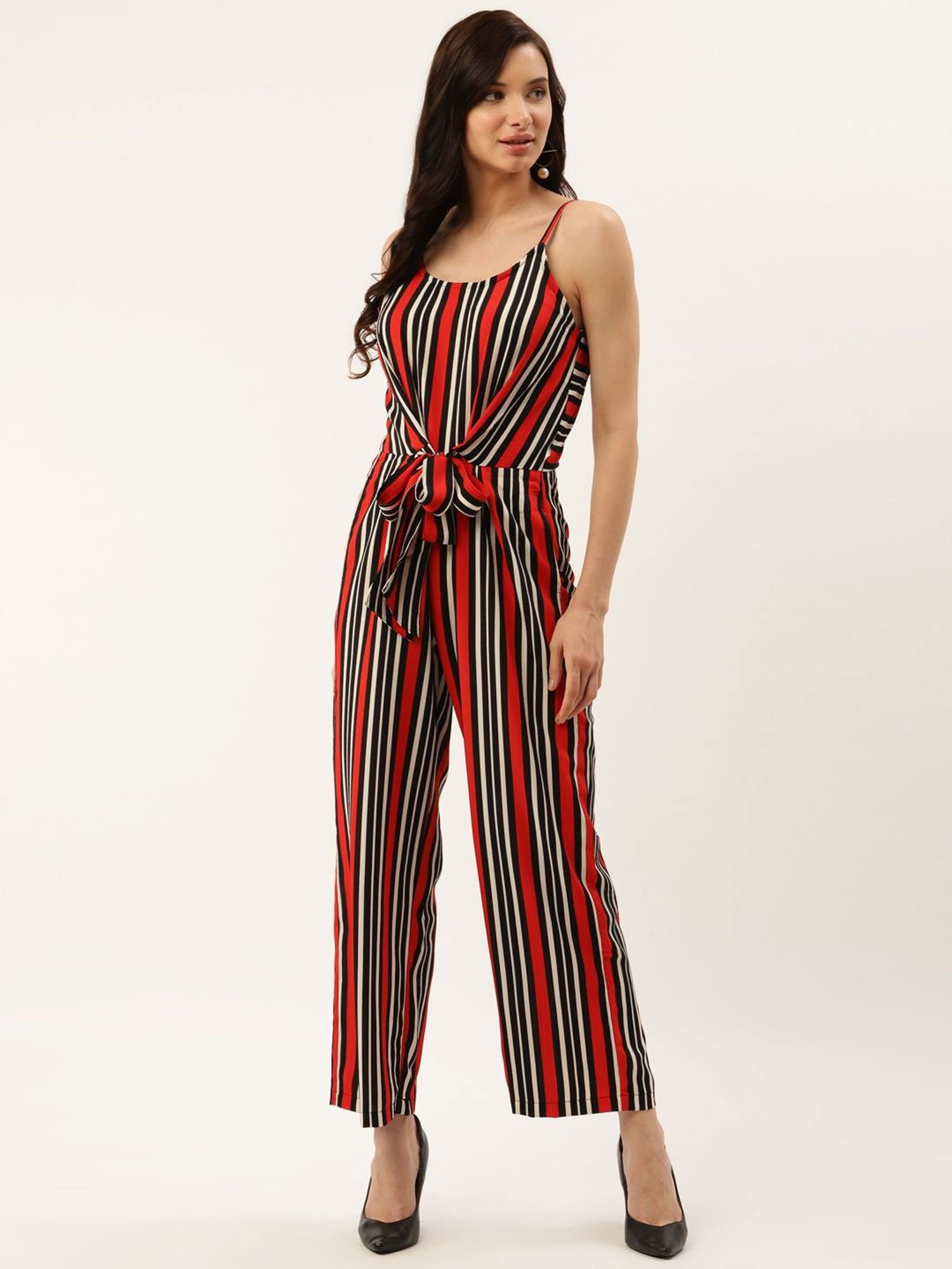 Buy Uptownie Lite Red Striped Jumpsuit for Womens Online  Tata CLiQ