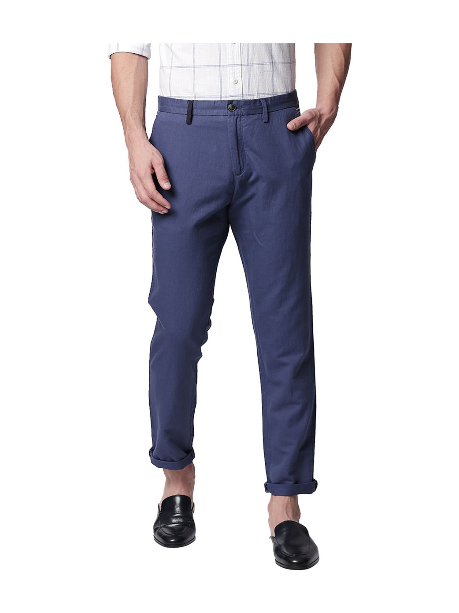 Buy Cord Blue New Yorker Linen Pant Set Online  Aza Fashions
