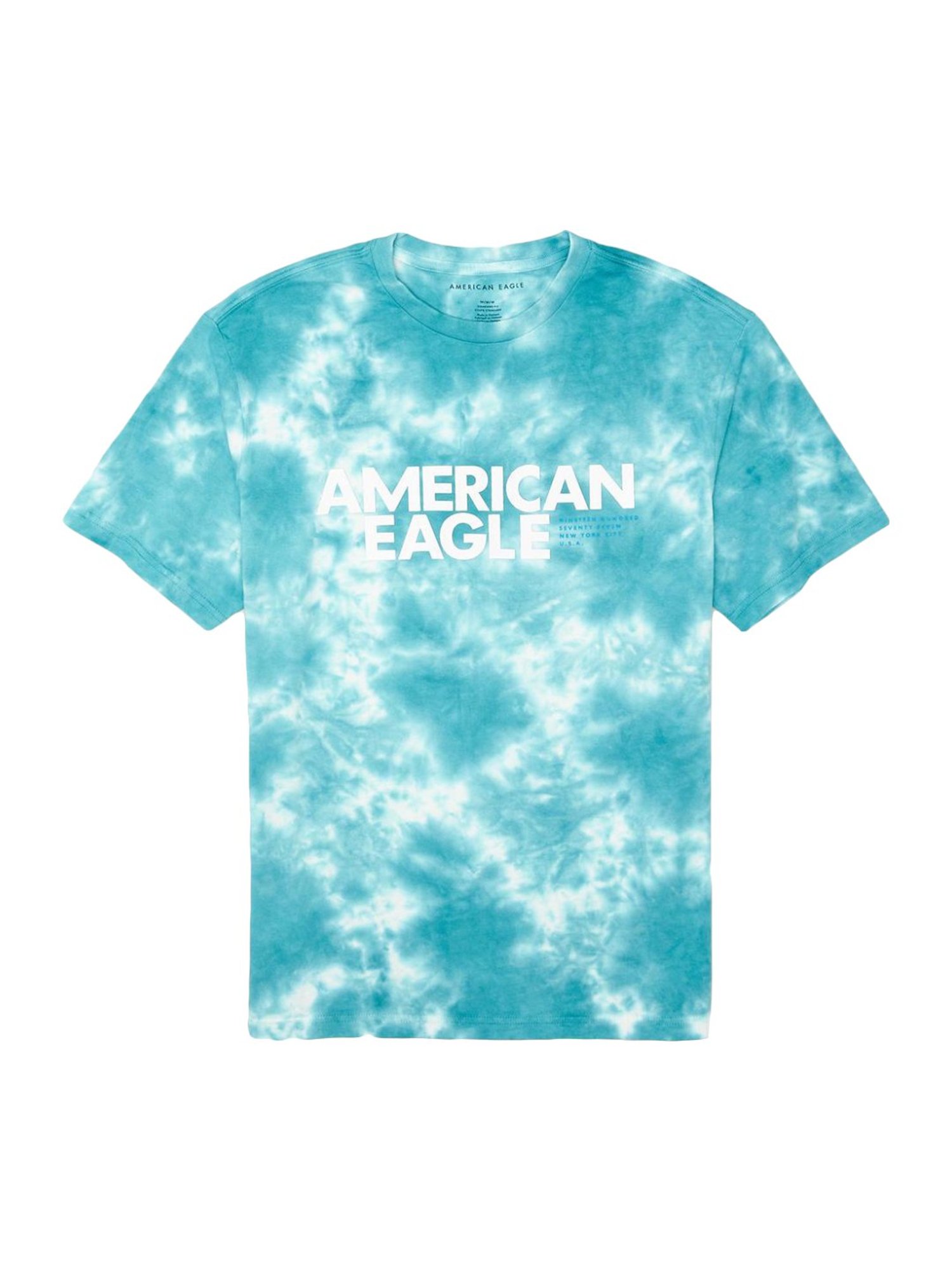 American Eagle Outfitters, Tops, Never Worn Blue Tie Dye Braves Shirt Xs