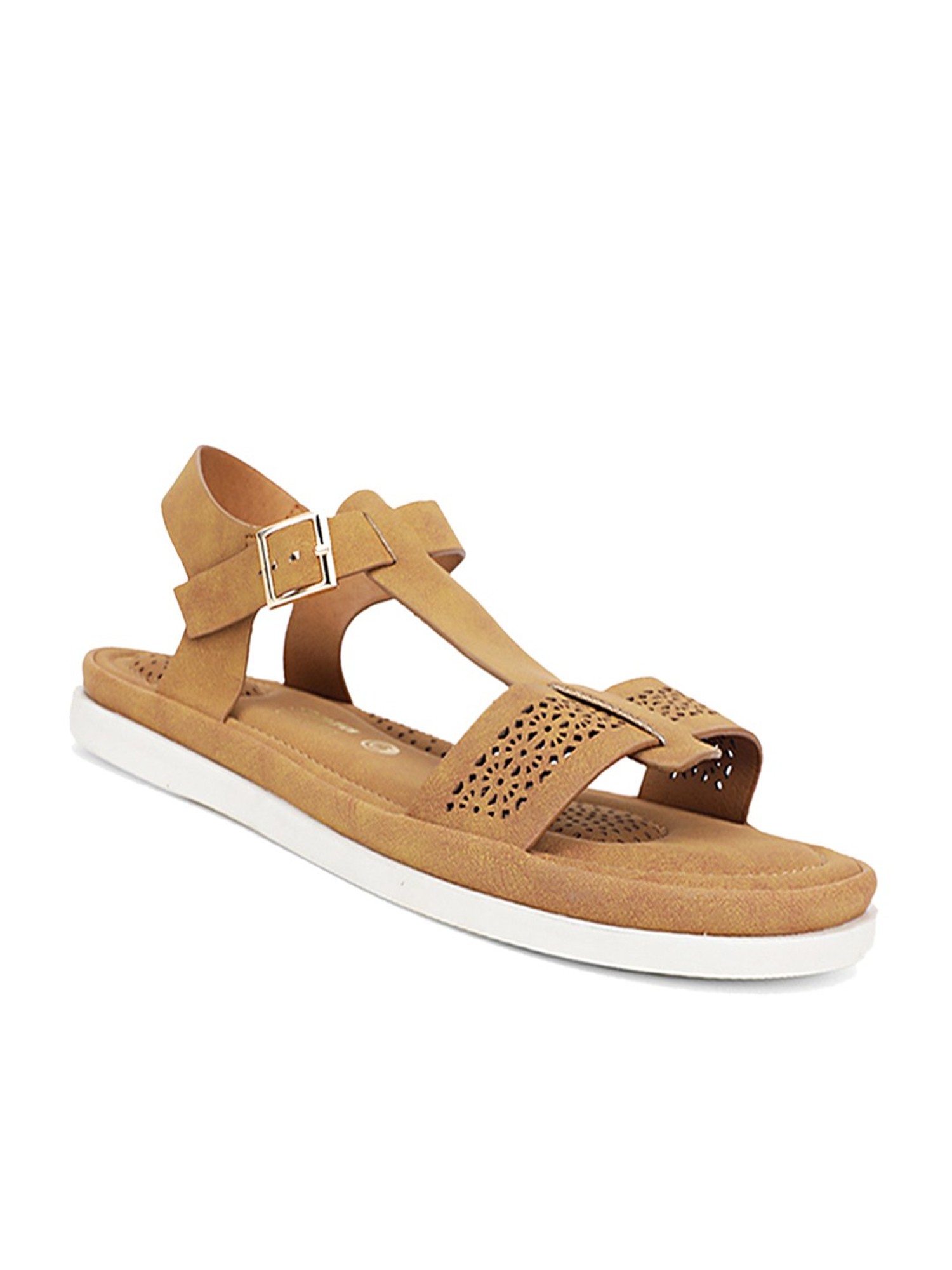Bata Women Casual Embellished Flat Sandals- Gold: Buy Bata Women Casual  Embellished Flat Sandals- Gold Online at Best Price in India | Nykaa