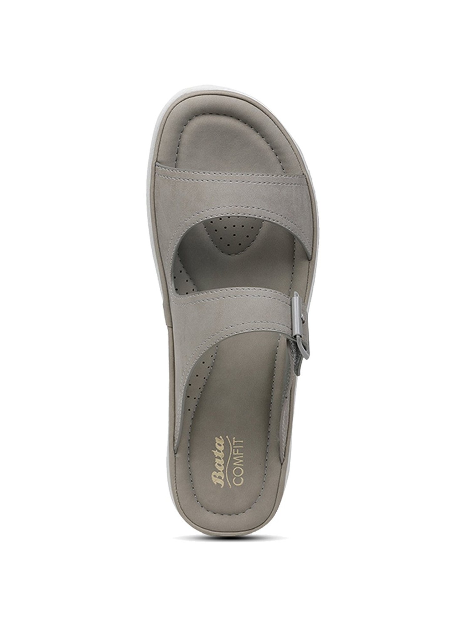 Bata Grey Sandals For Women | Bata