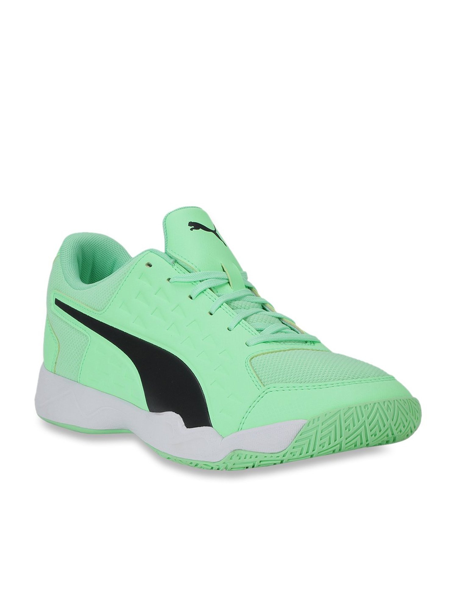 puma fluorescent green shoes