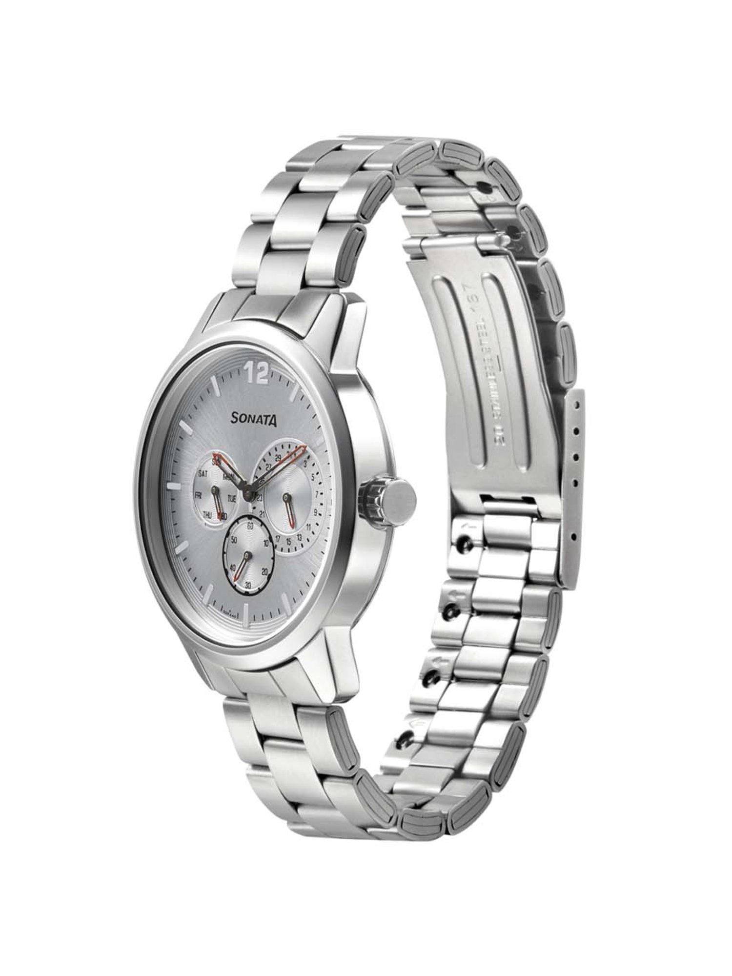 Force Silver Dial Silver Stainless Steel Strap Watch NR7146SM01 – Krishna  Watch