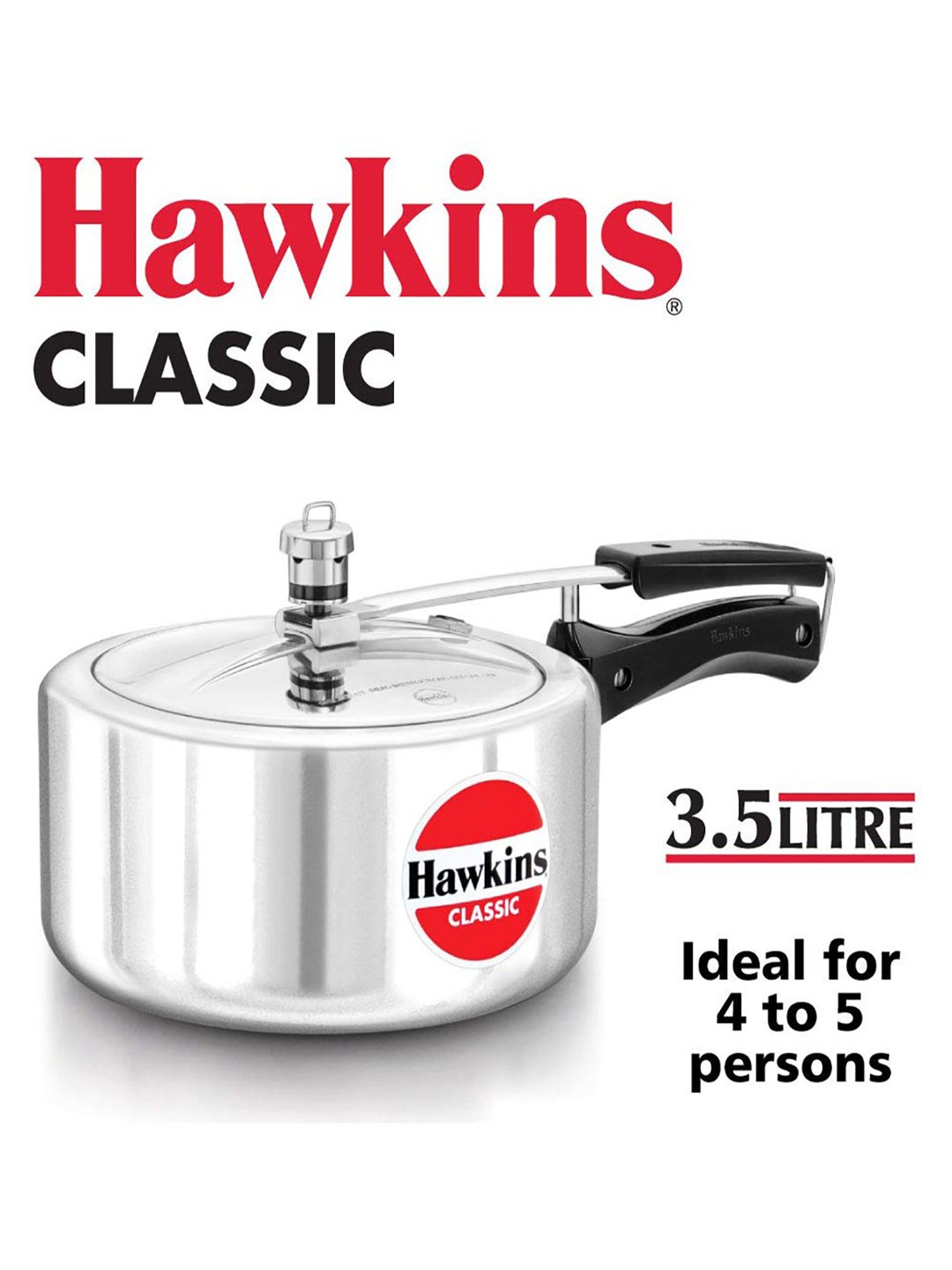 hawkins steel cooker 3.5 litre price