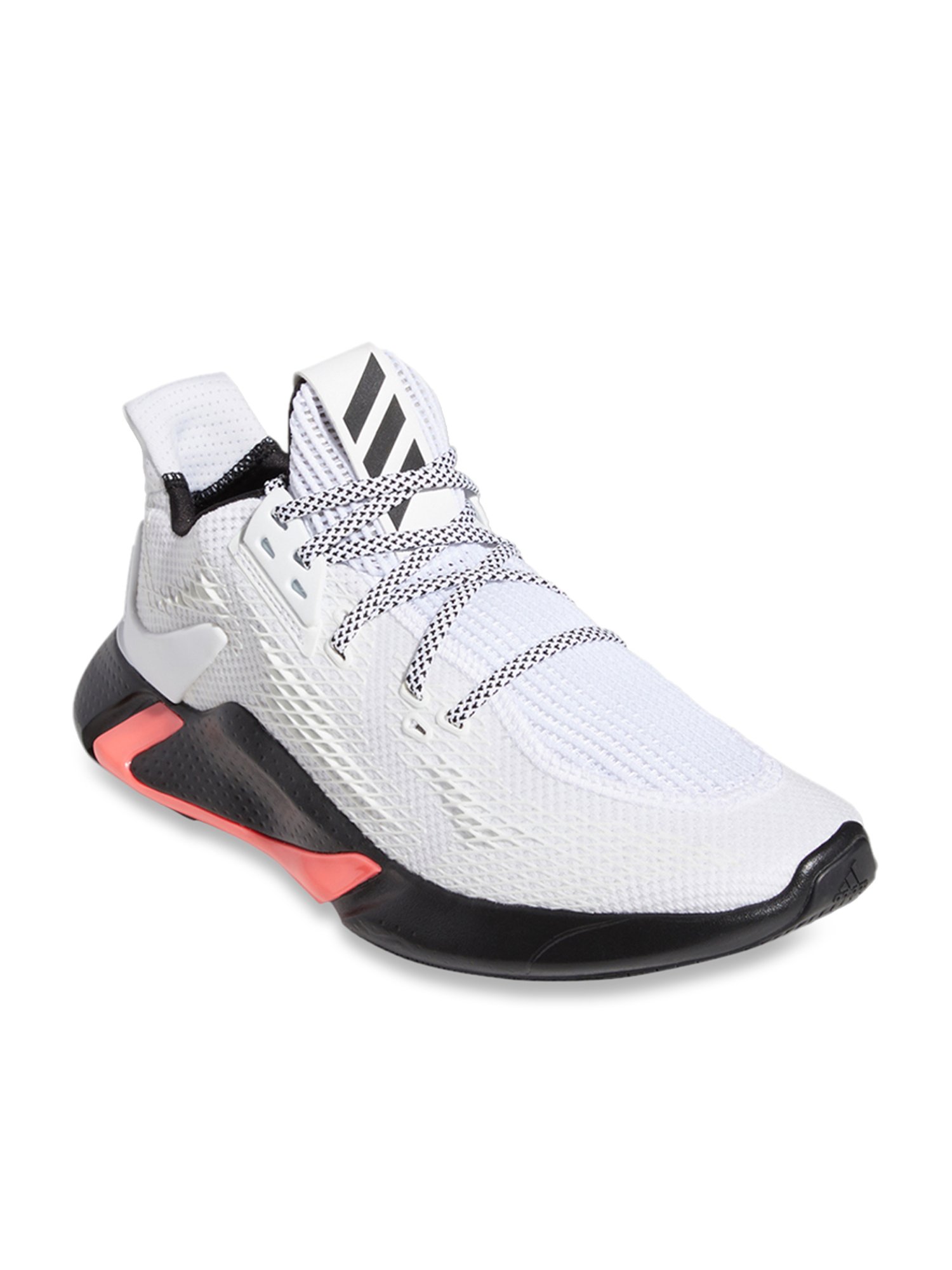 black running shoes with white soles