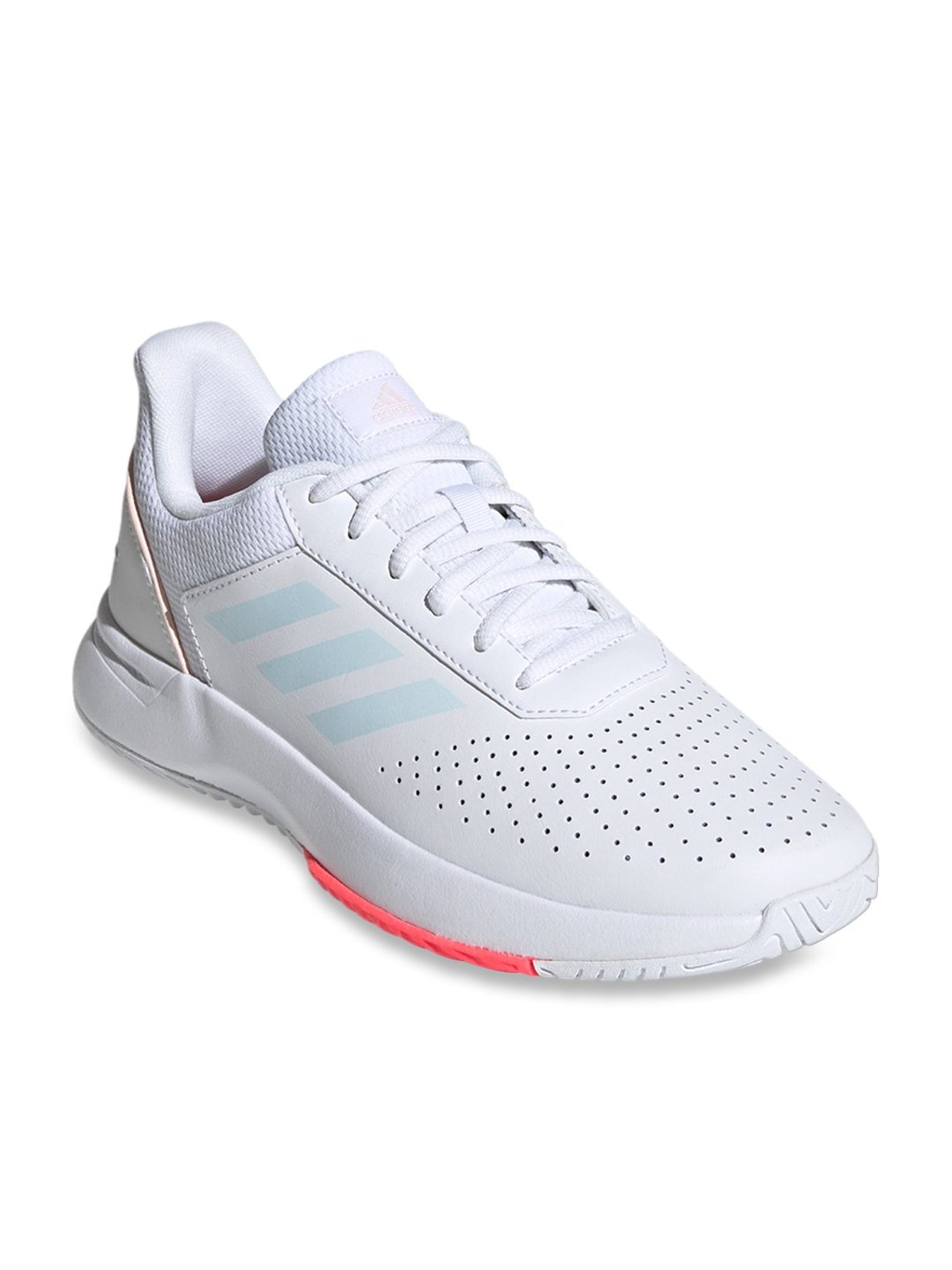 adidas white court shoes