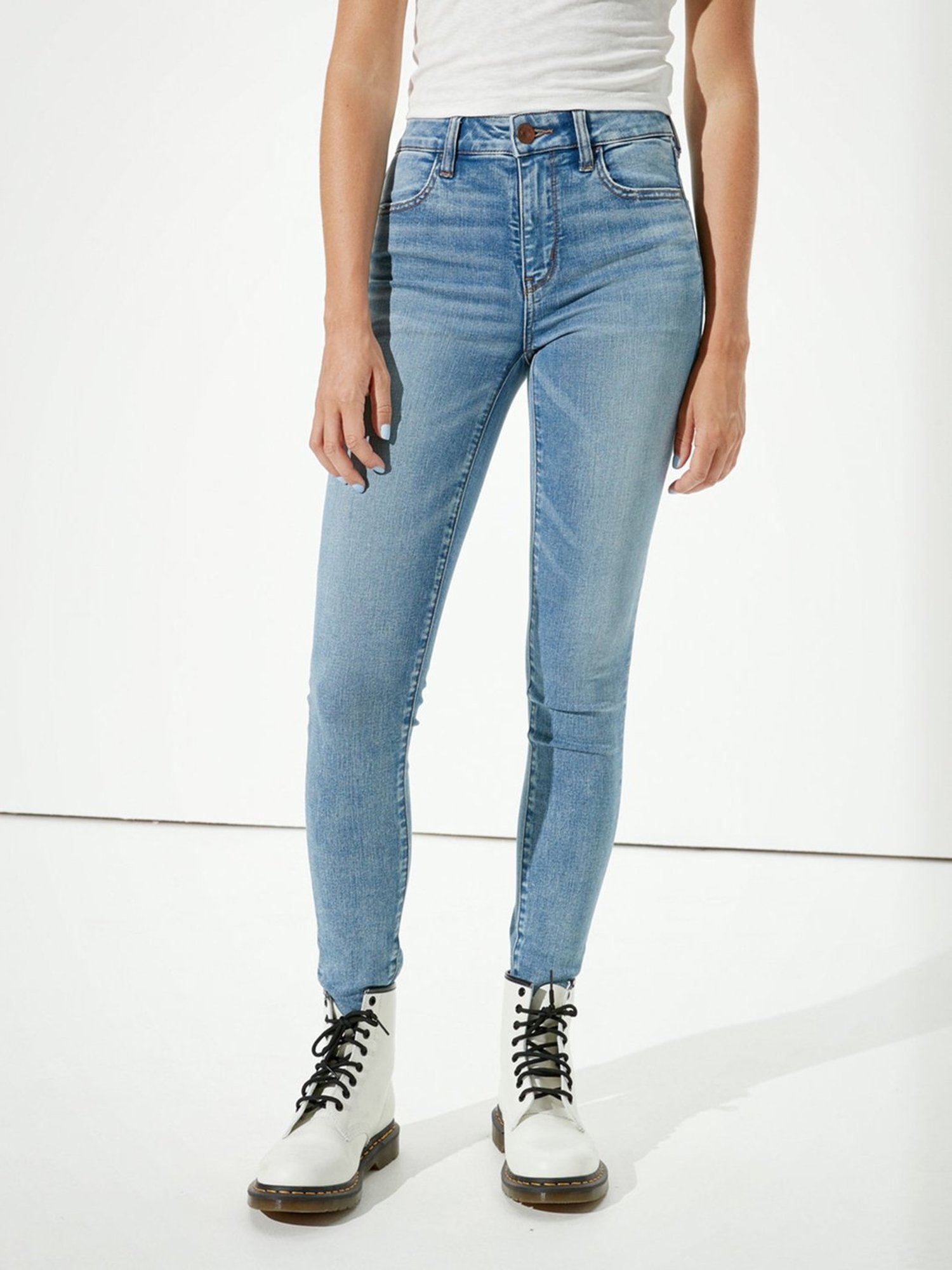 american eagle high rise jeans