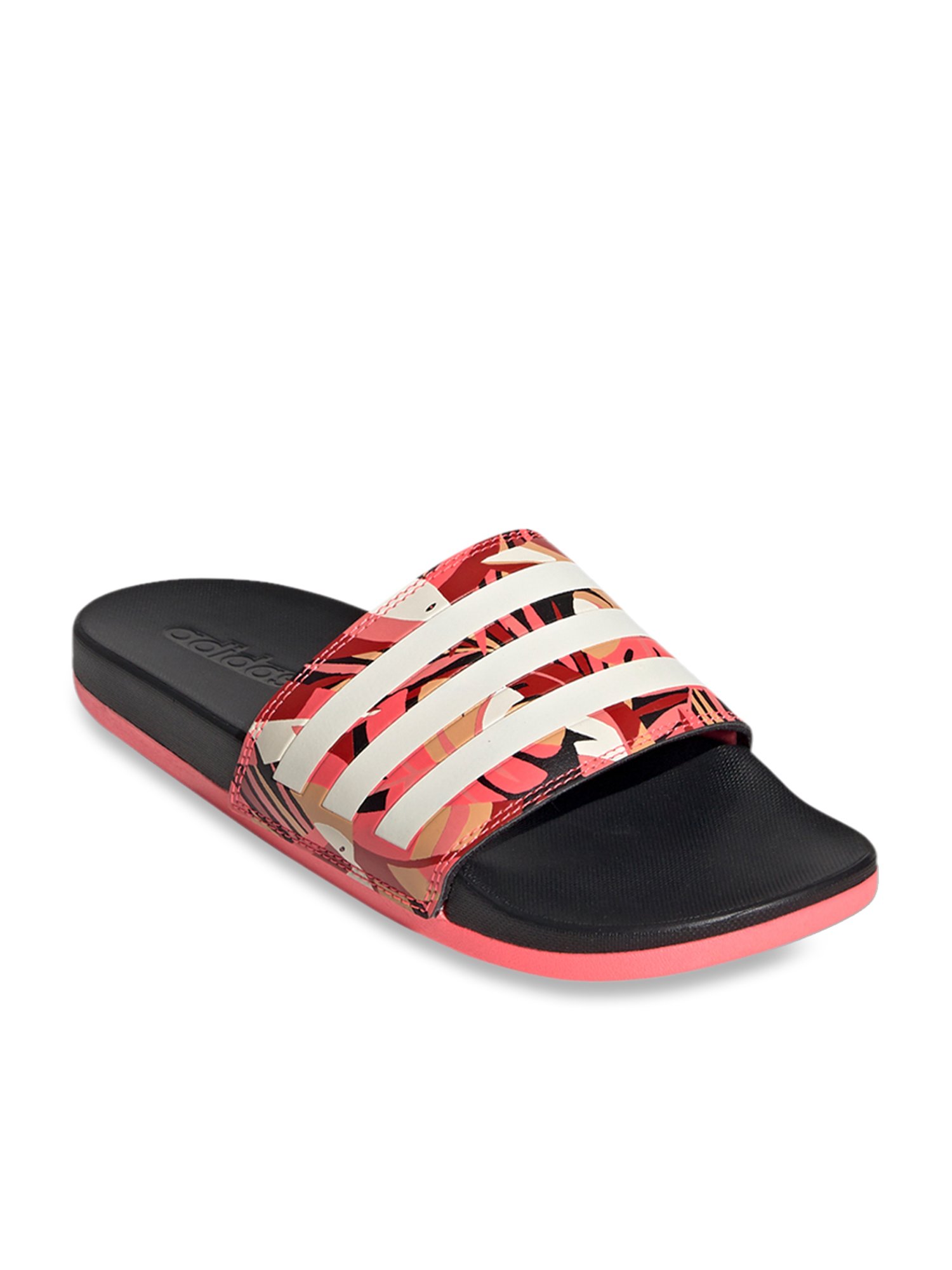 Adidas Women S Adilette Comfort Pink Casual Sandals From Adidas At Best Prices On Tata Cliq