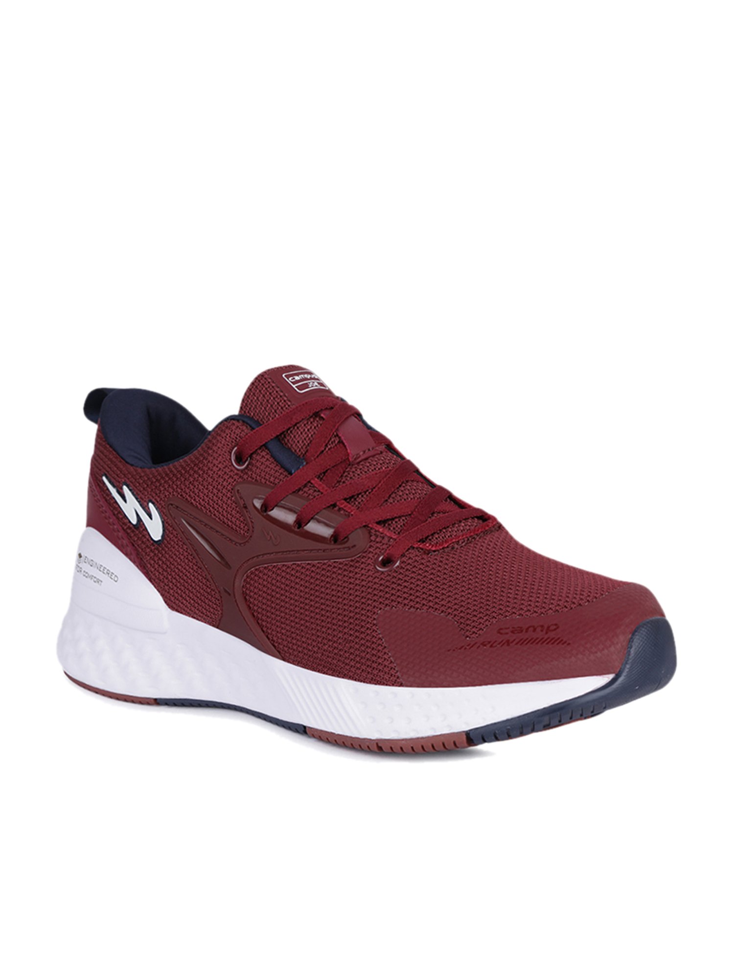 Buy Campus Simon Burgundy Running Shoes 
