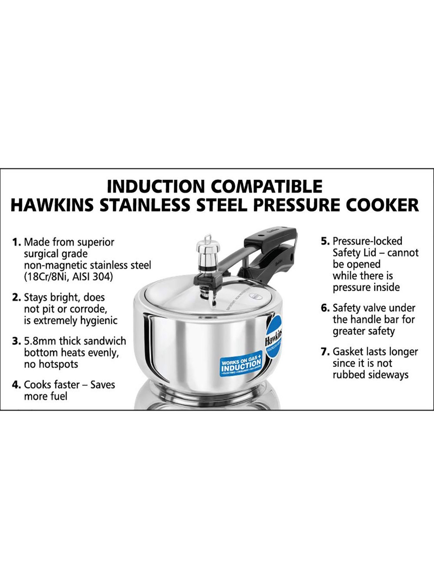 Surgical discount steel cooker