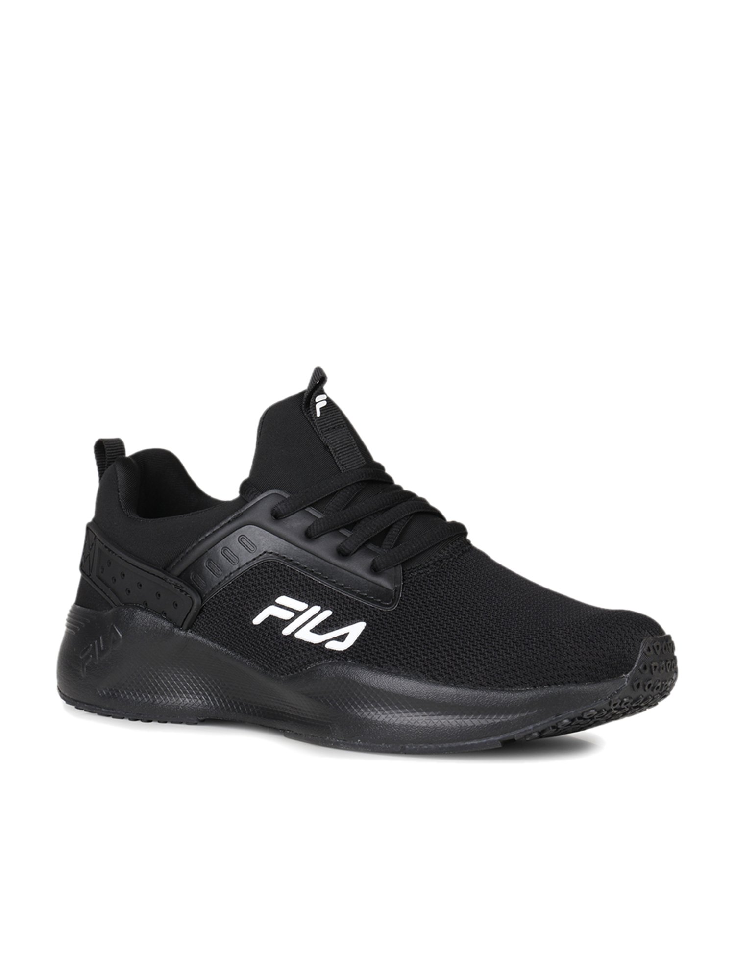 All black fila shoes on sale womens